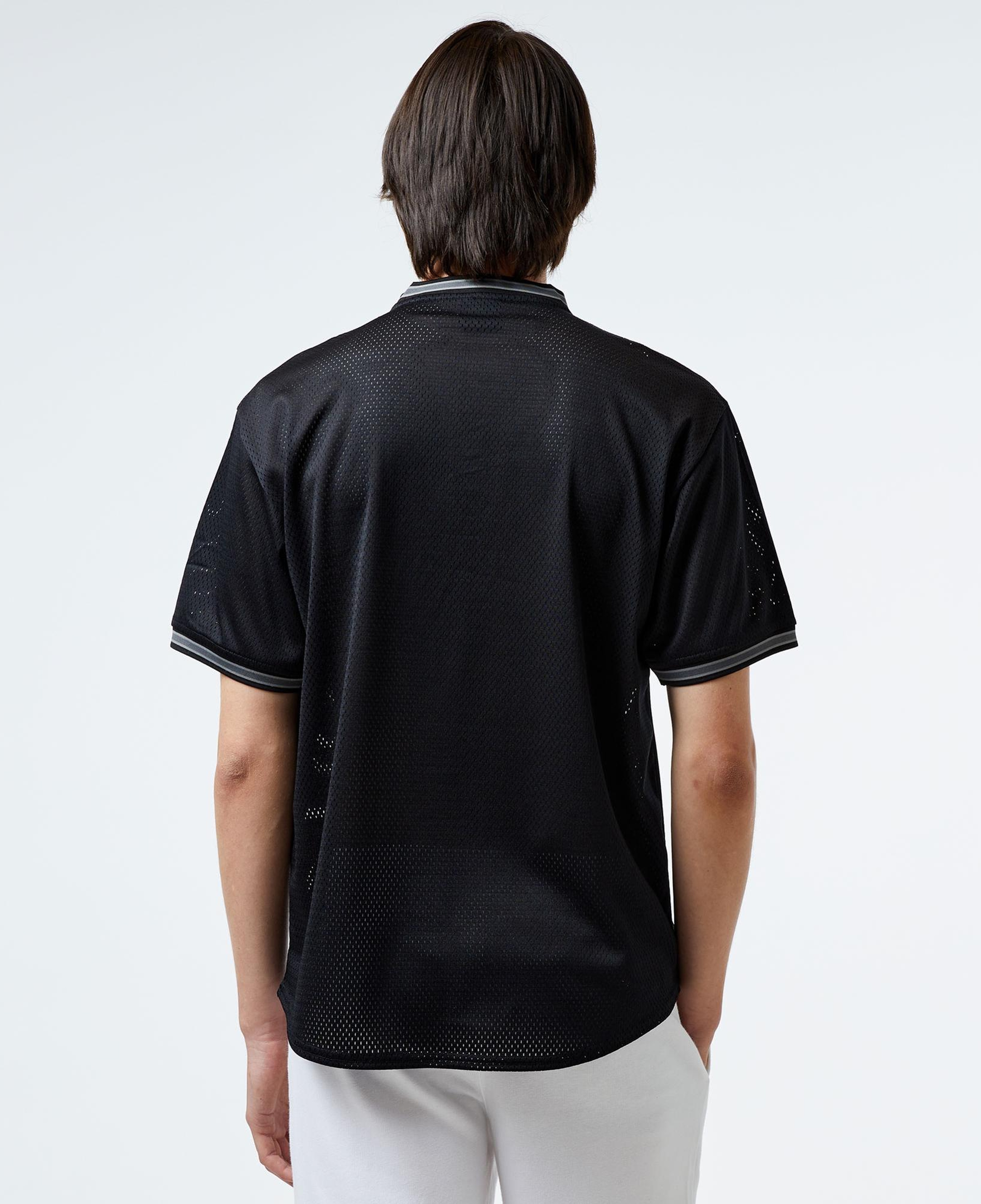 HUF Halftime Henley S/S Jersey Erkek Siyah Gömlek