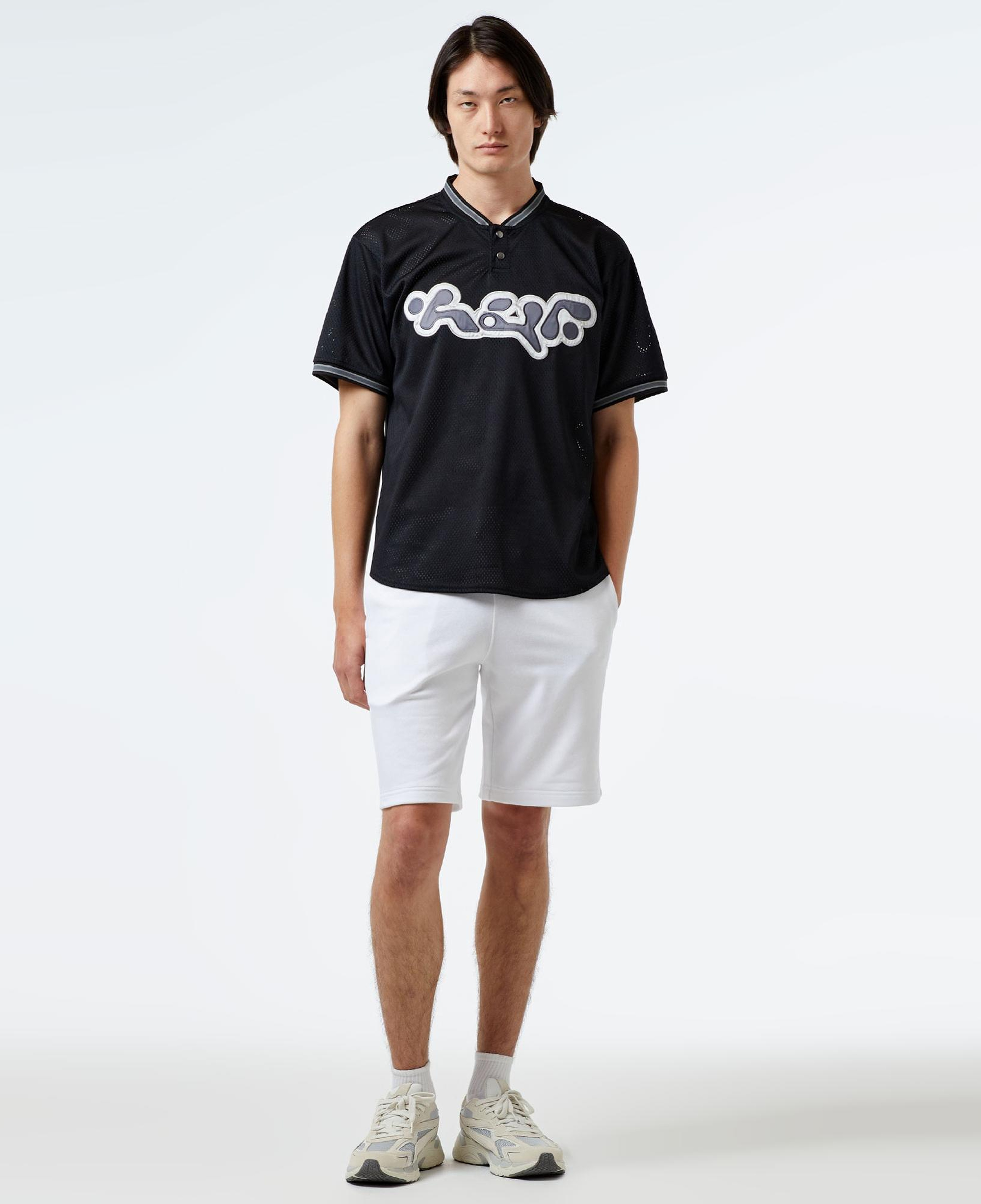 HUF Halftime Henley S/S Jersey Erkek Siyah Gömlek
