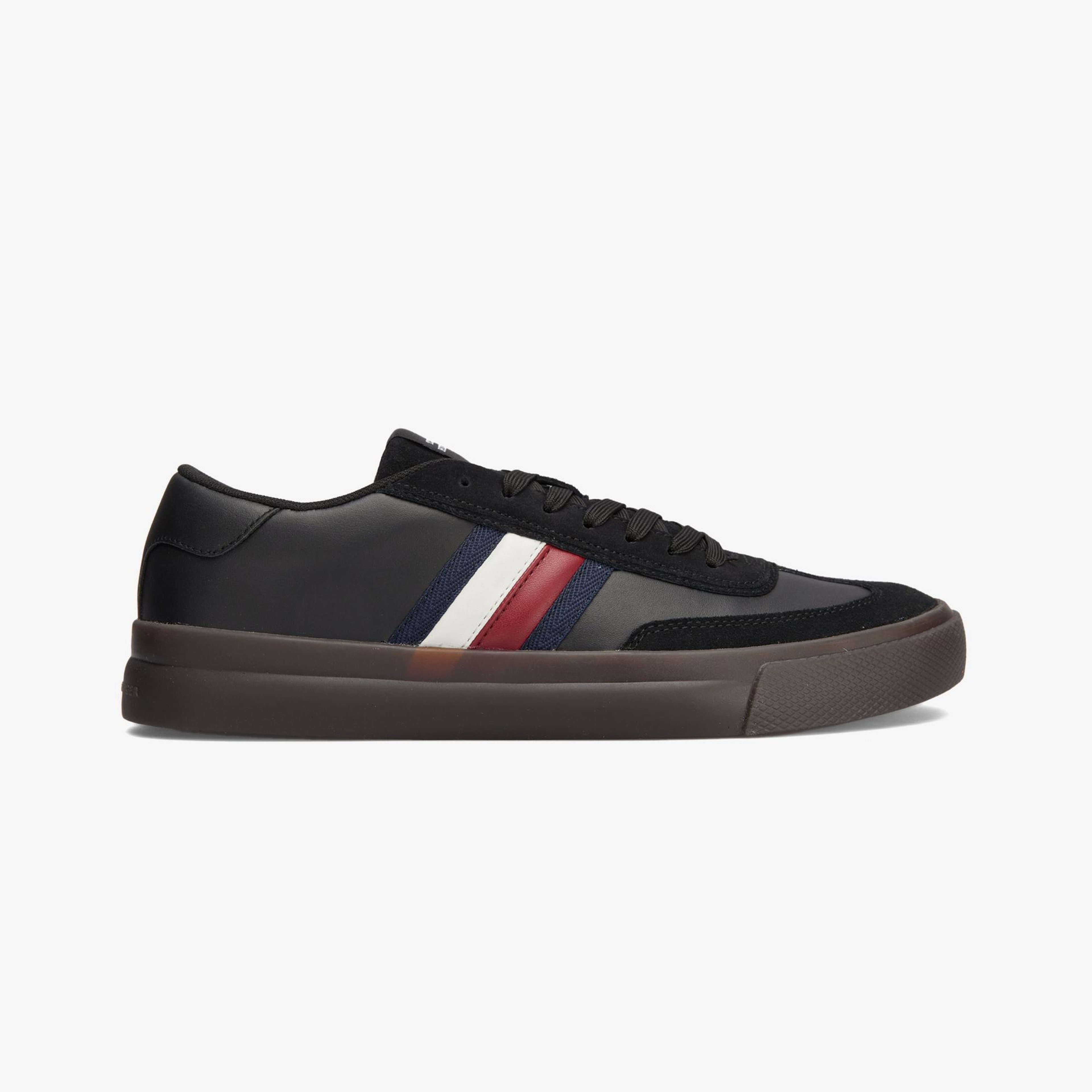 Tommy Hilfiger Cupset Terrace Erkek Siyah Spor Ayakkabı