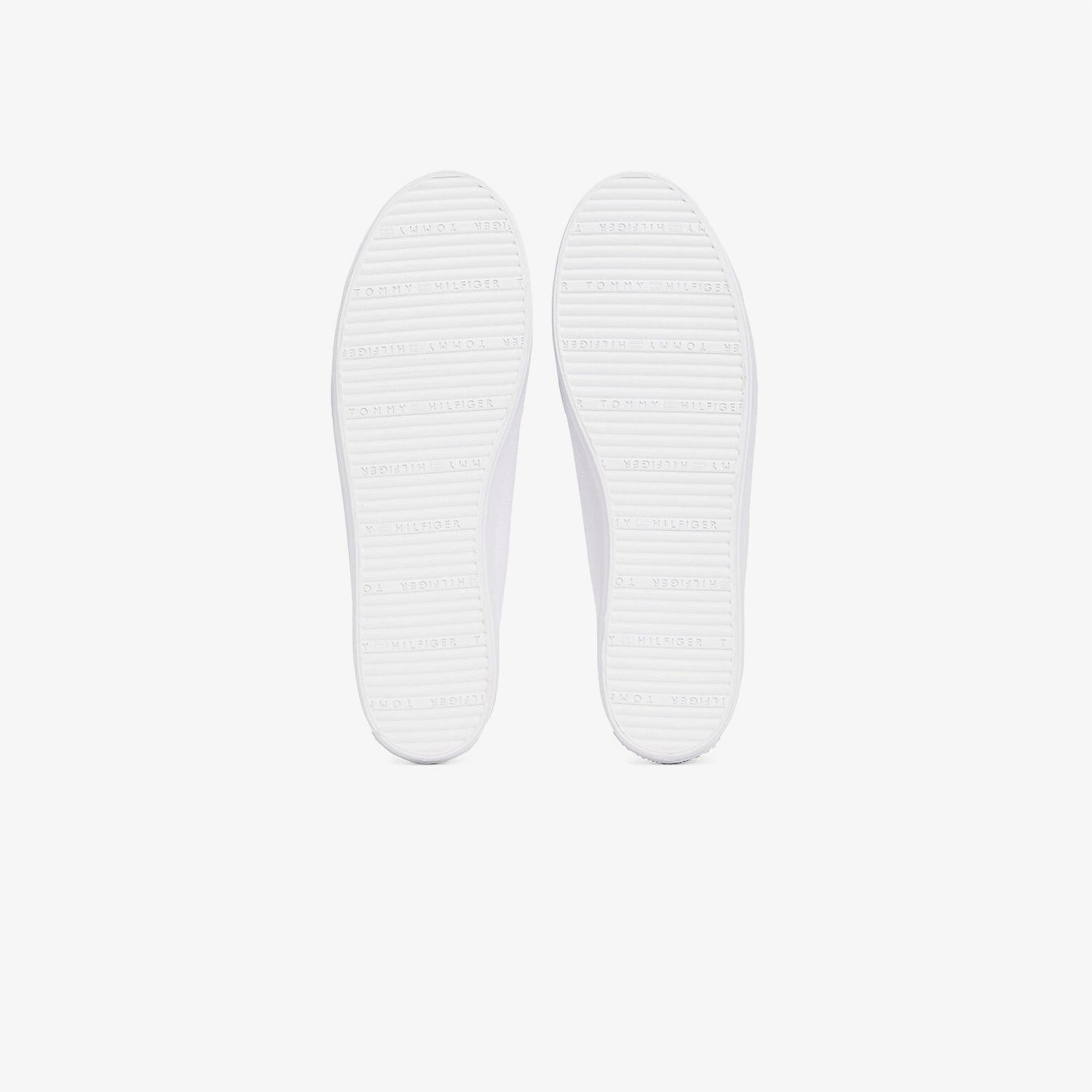 Tommy Hilfiger Vulc Lace Up Kadın Beyaz Sneaker