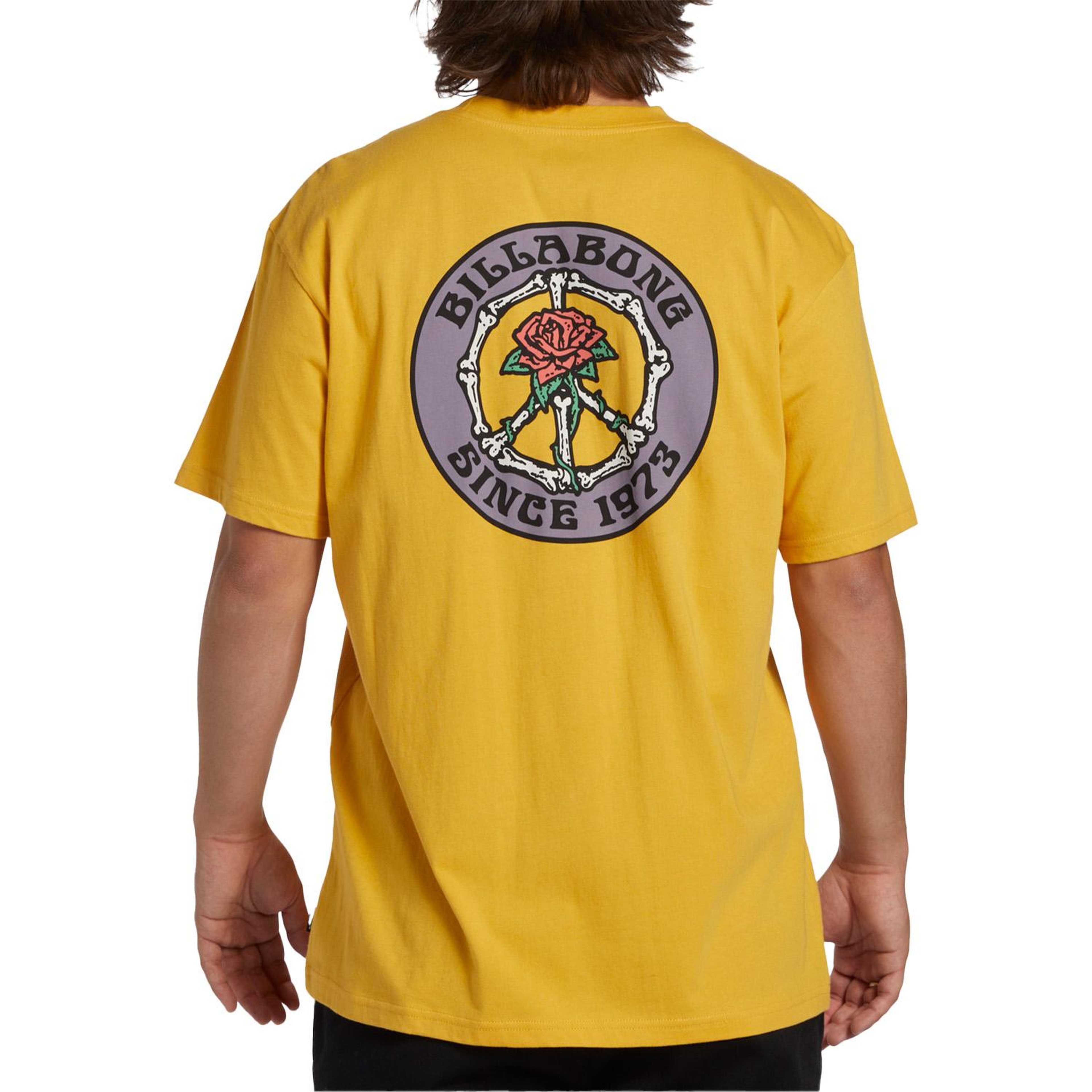 Billabong Bonez Erkek Sarı Tişört