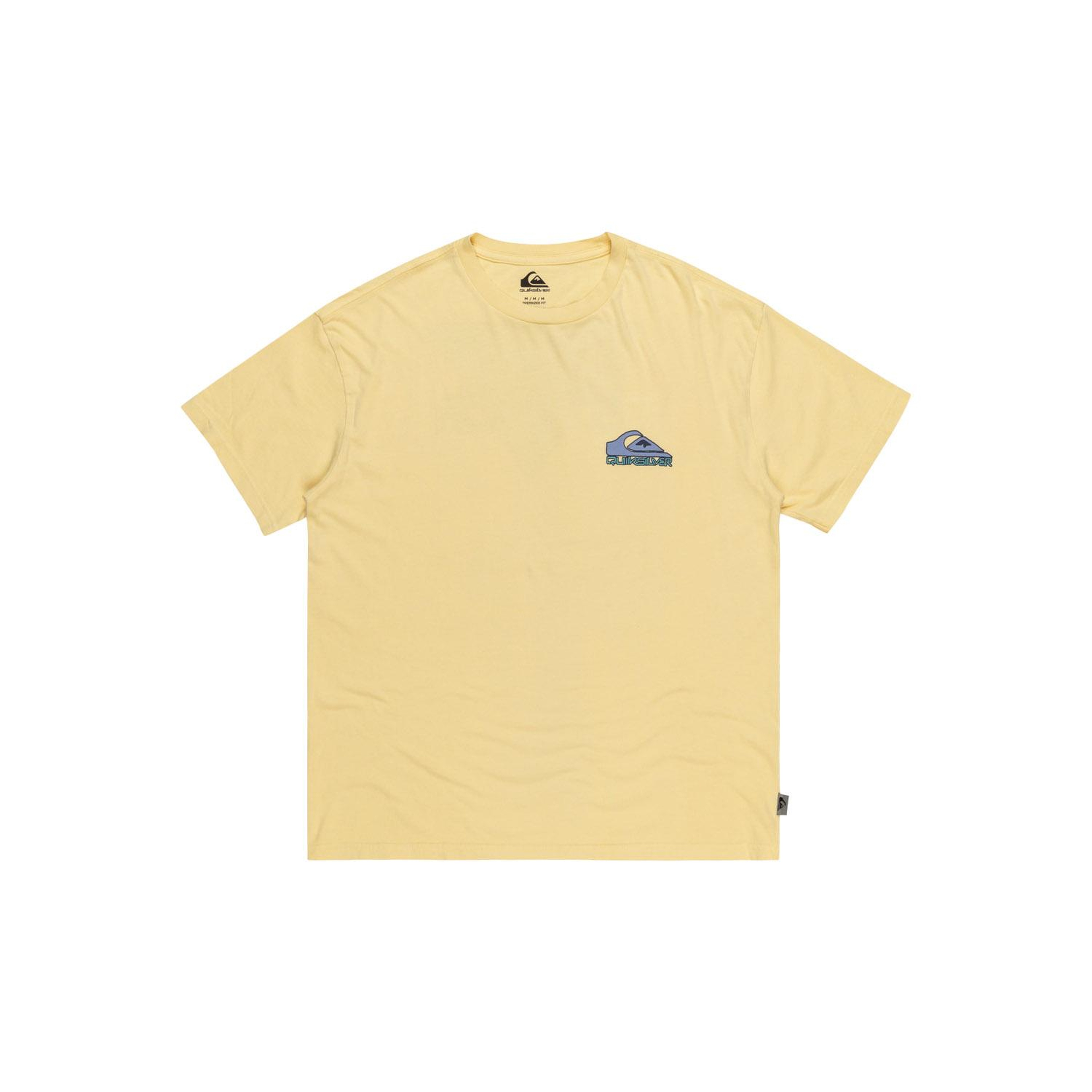 Quiksilver Take Us Back Logo Erkek Sarı Tişört