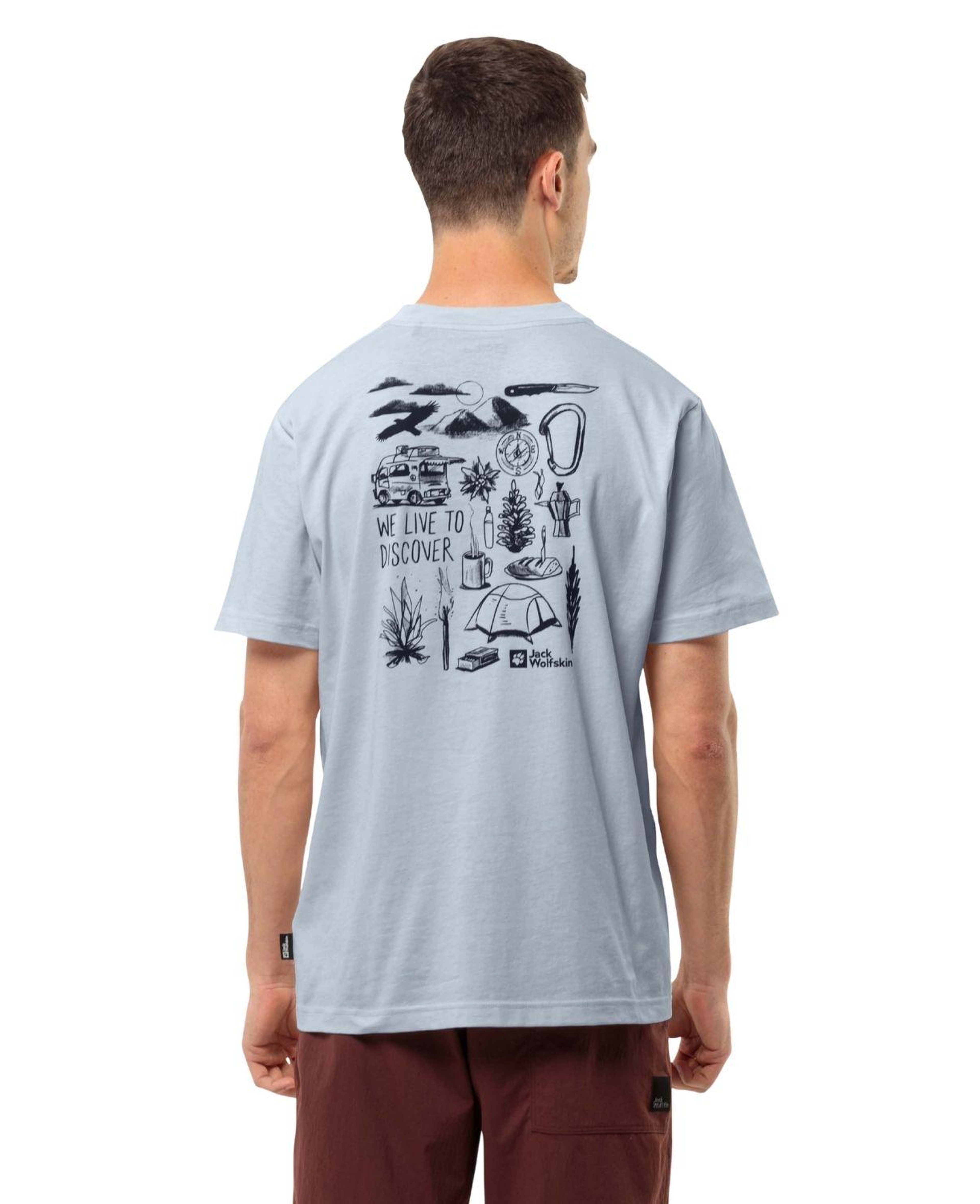 Jack Wolfskin Discover T Erkek Tişört