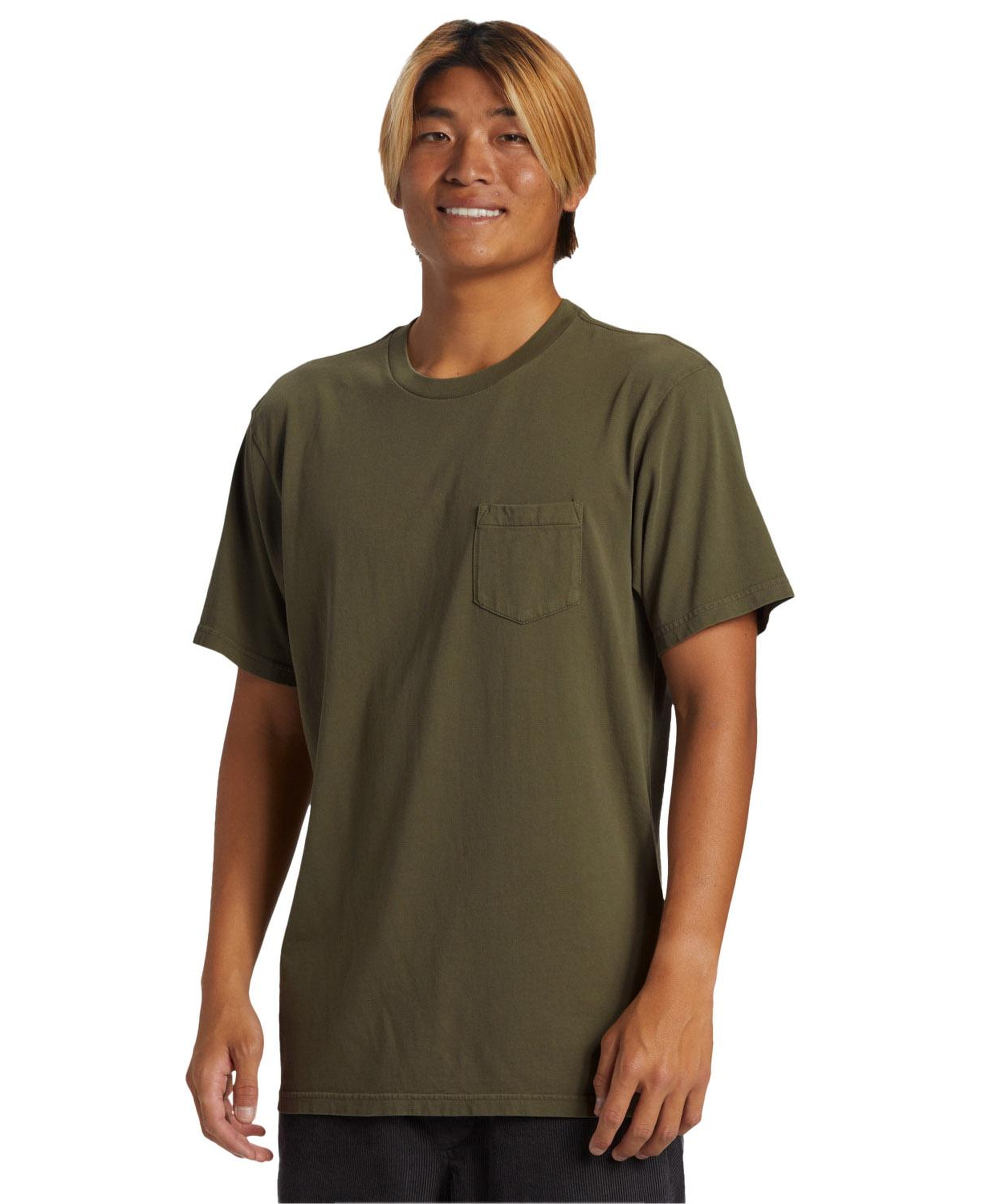 Quiksilver Salt Water Pkt Swp Erkek Yeşil Tişört