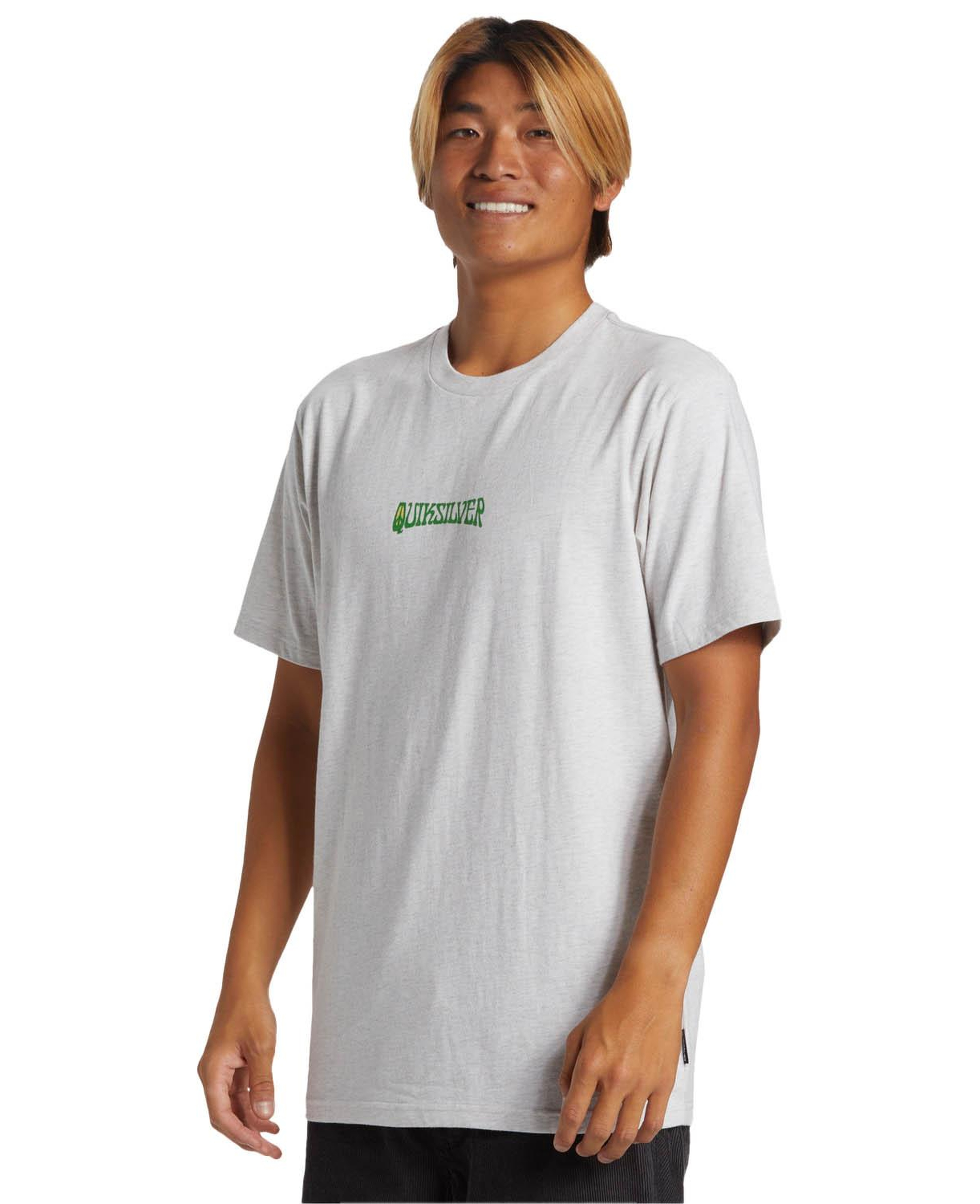 Quiksilver Island Sunrise Moe Erkek Beyaz Tişört