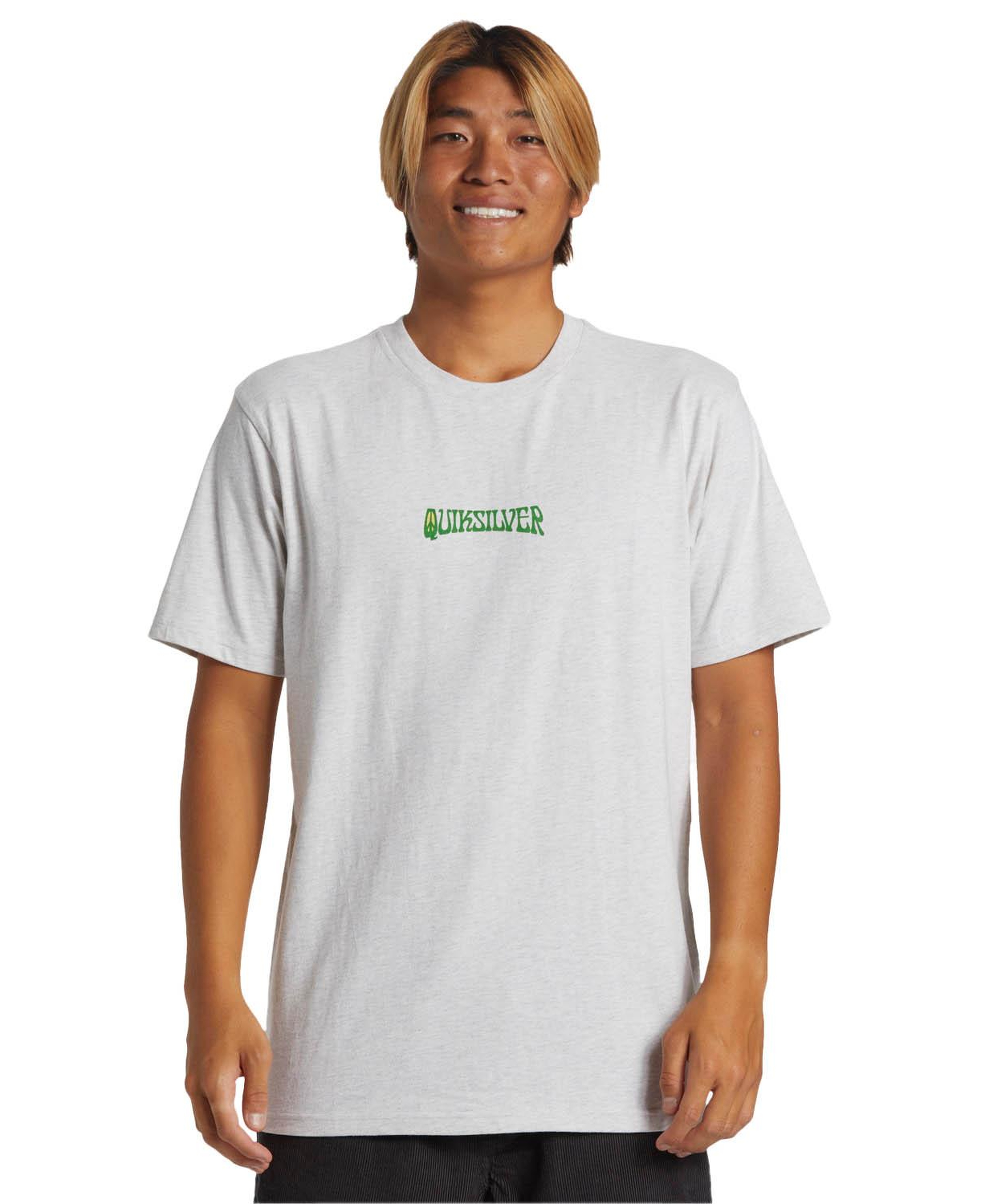 Quiksilver Island Sunrise Moe Erkek Beyaz Tişört