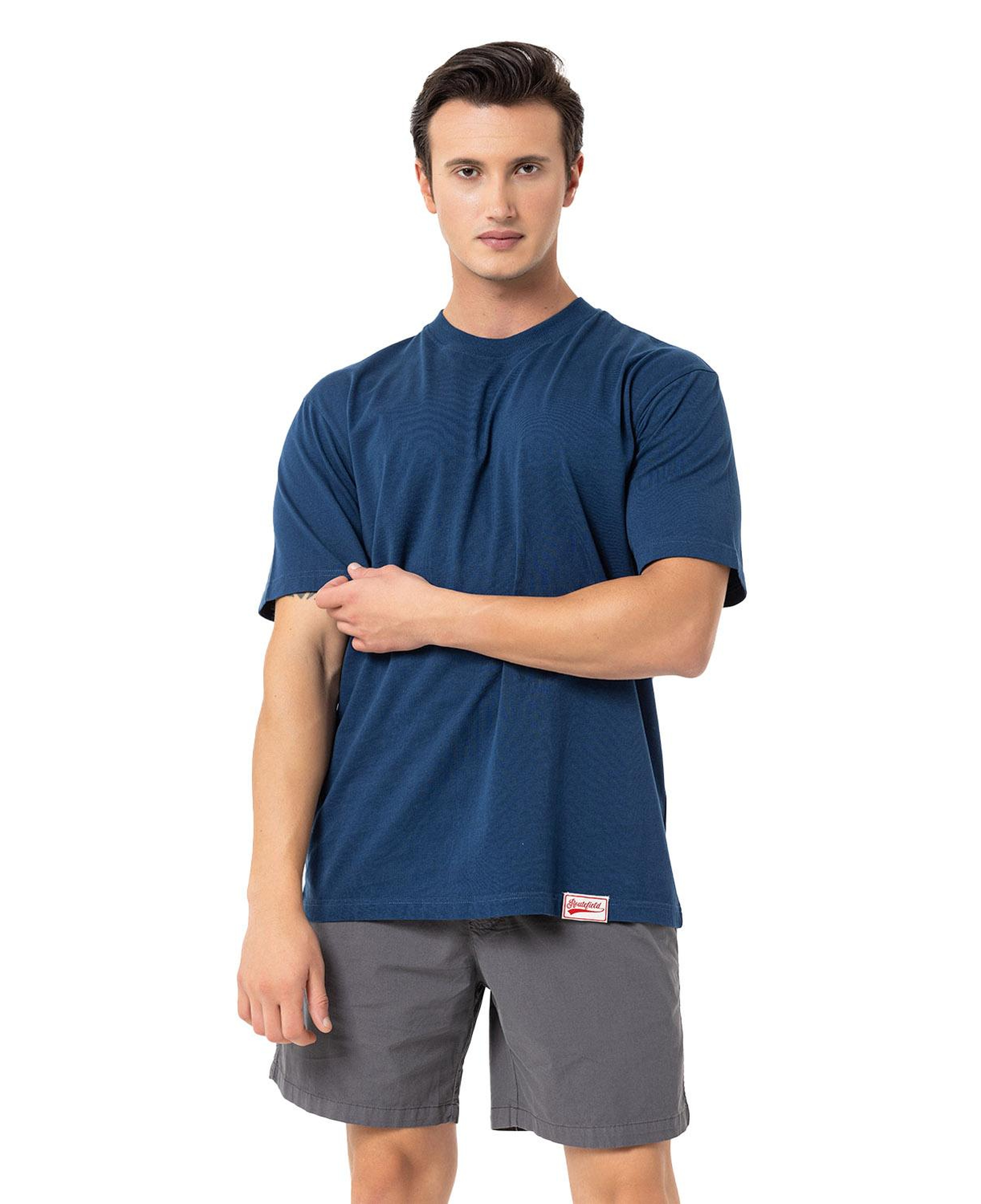 Routefield Tab Erkek Mavi Tişört