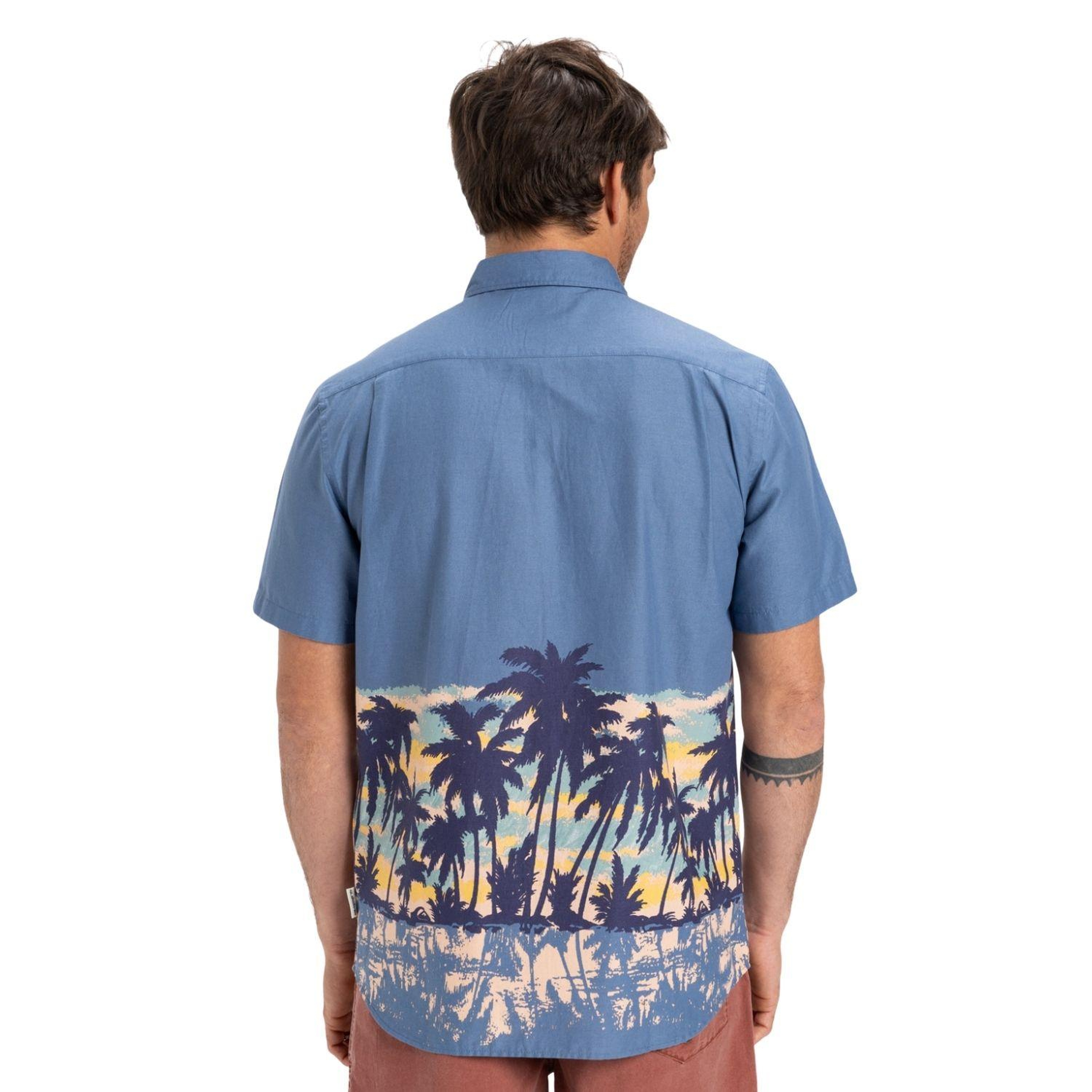 Quiksilver Apero Classic Engineered Erkek Mavi Gömlek