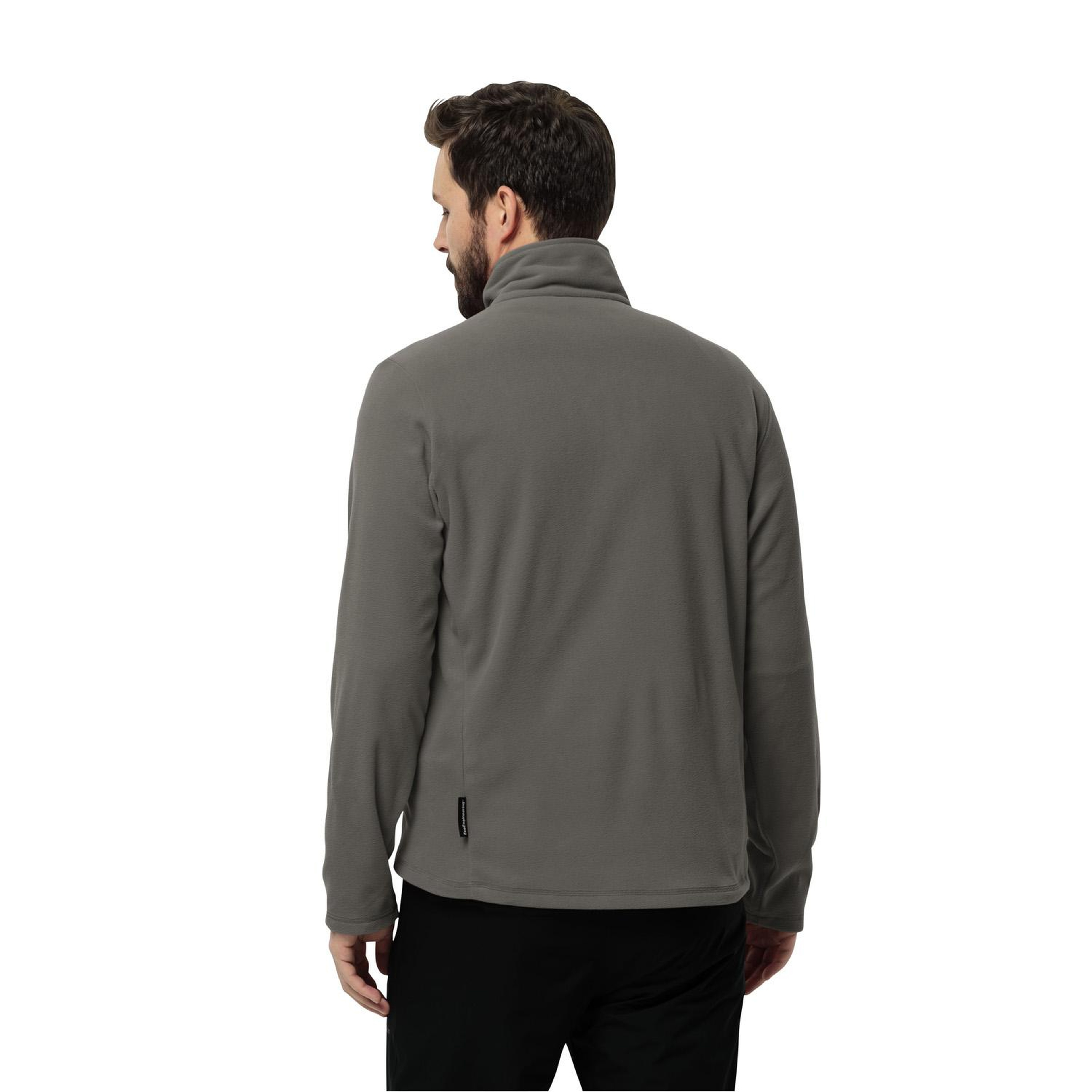 Jack Wolfskin Taunus Fz Erkek Gri Polar Ceket