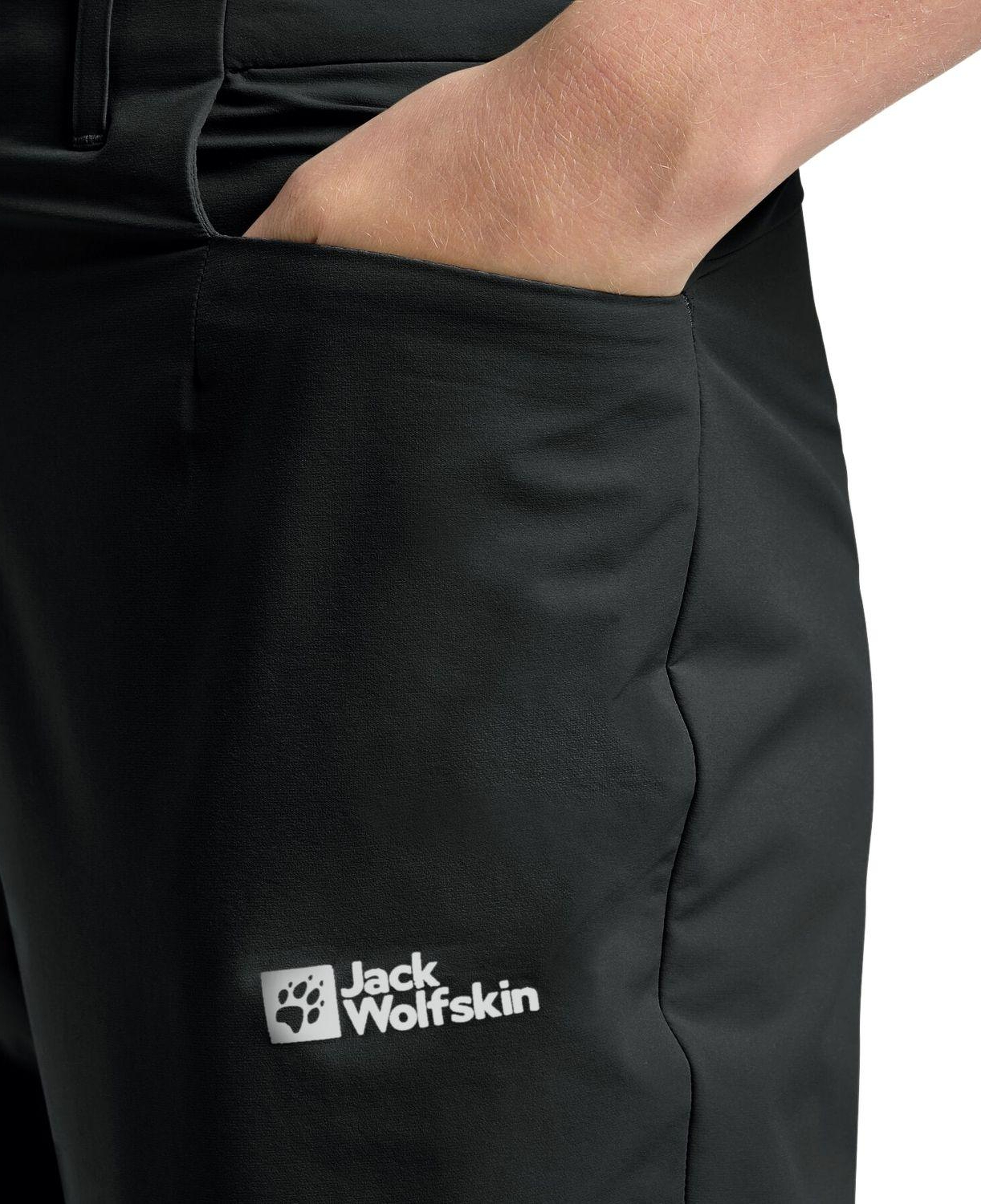 Jack Wolfskin Prelight Stride Pants Kadın Siyah Outdoor Pantolonu