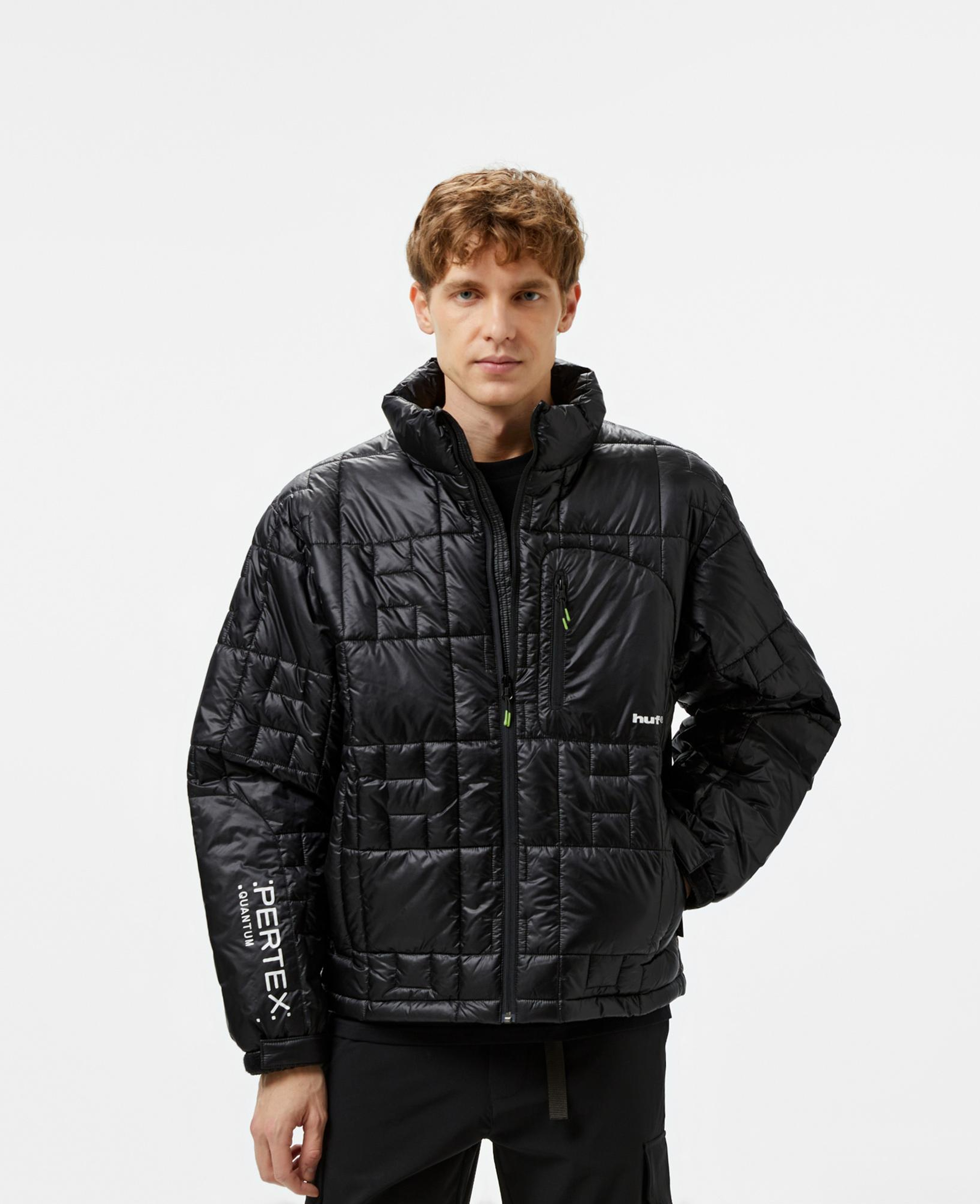 Huf Pertex Puffer Erkek Siyah Ceket