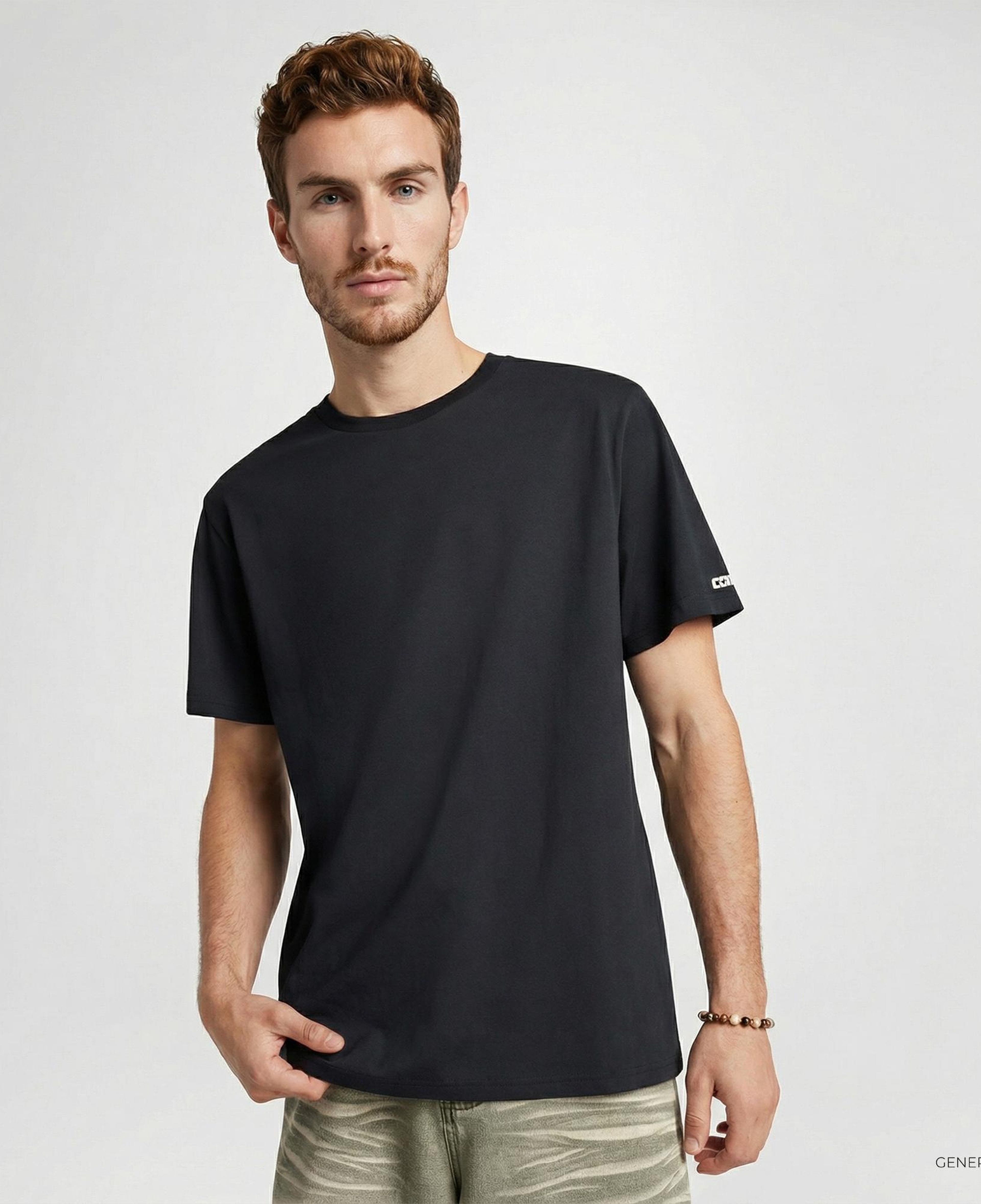 Converse Erkek Cons Baskılı Siyah T-Shirt