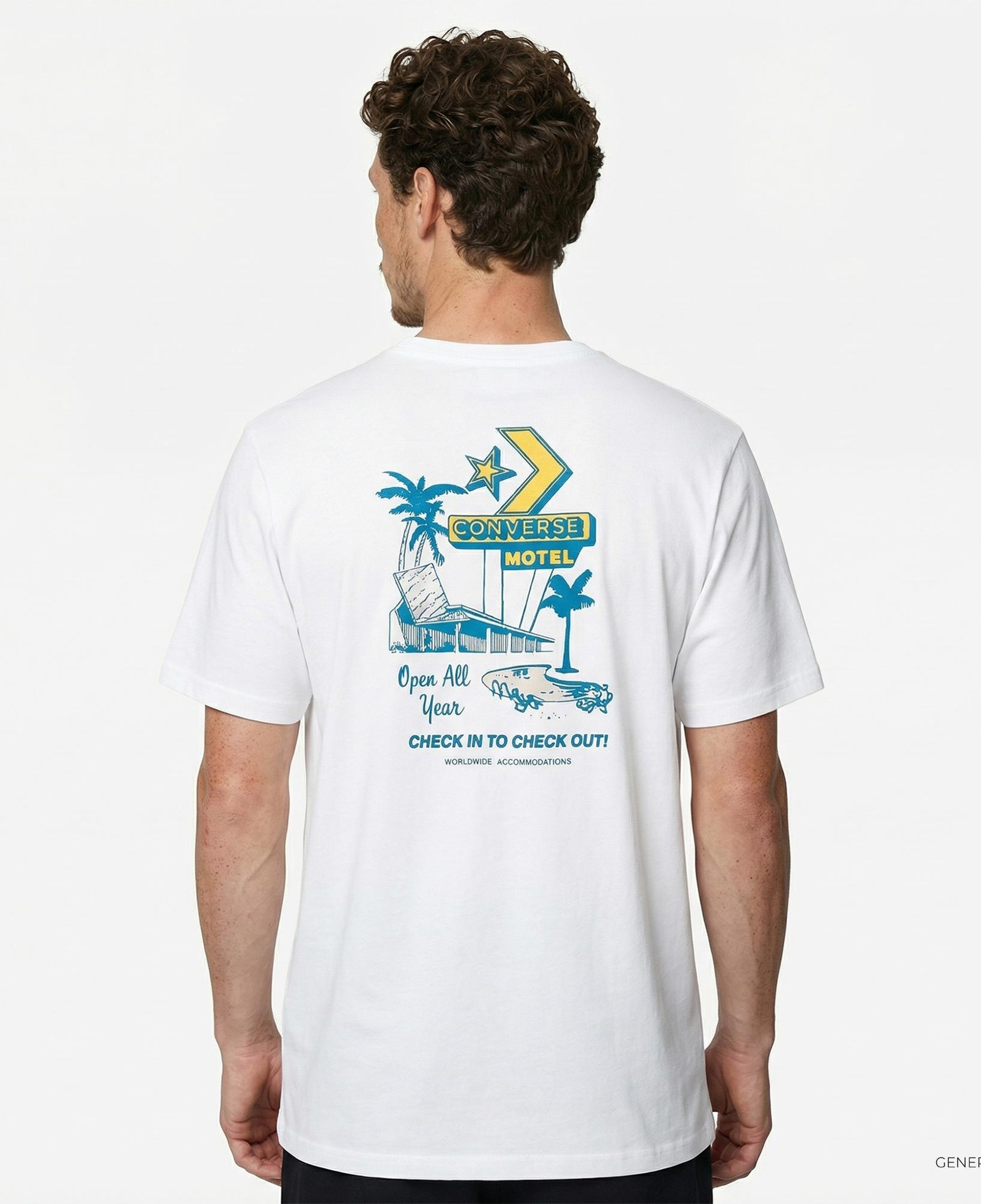 Converse Erkek Beyaz T-Shirt