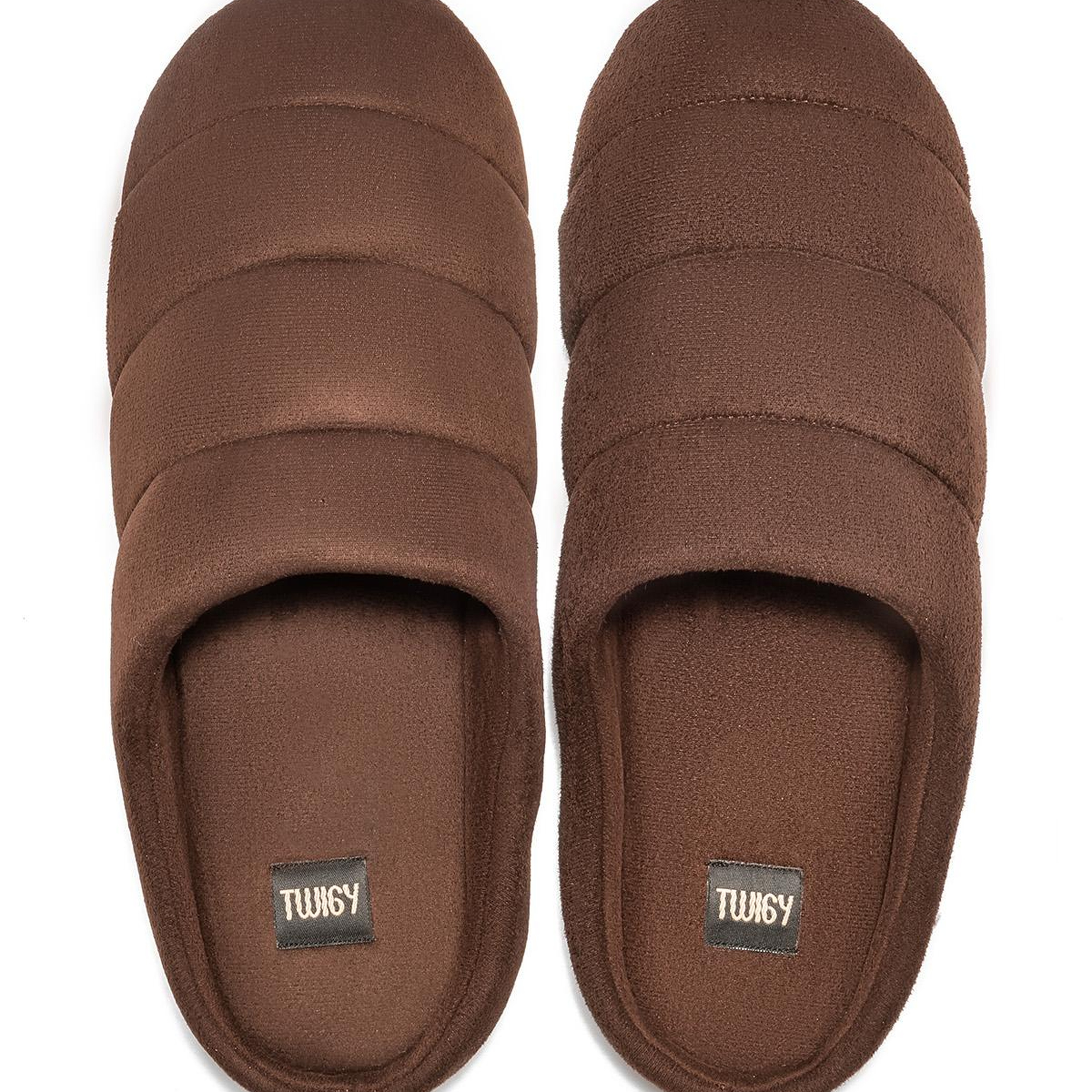 Adamo Erkek Ev Terliği Sessiz Taban Kahverengi 41/46