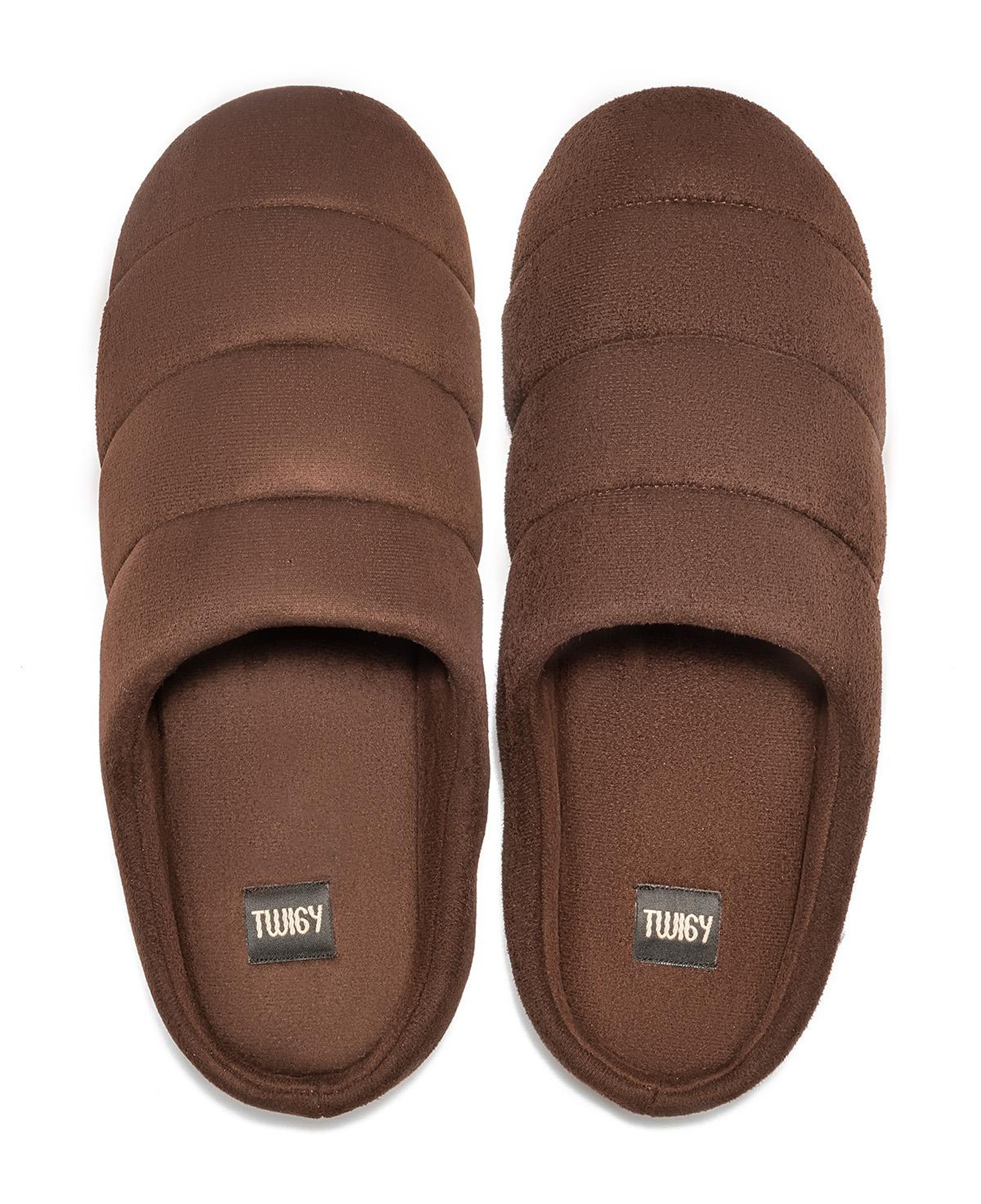 Adamo Erkek Ev Terliği Sessiz Taban Kahverengi 41/46