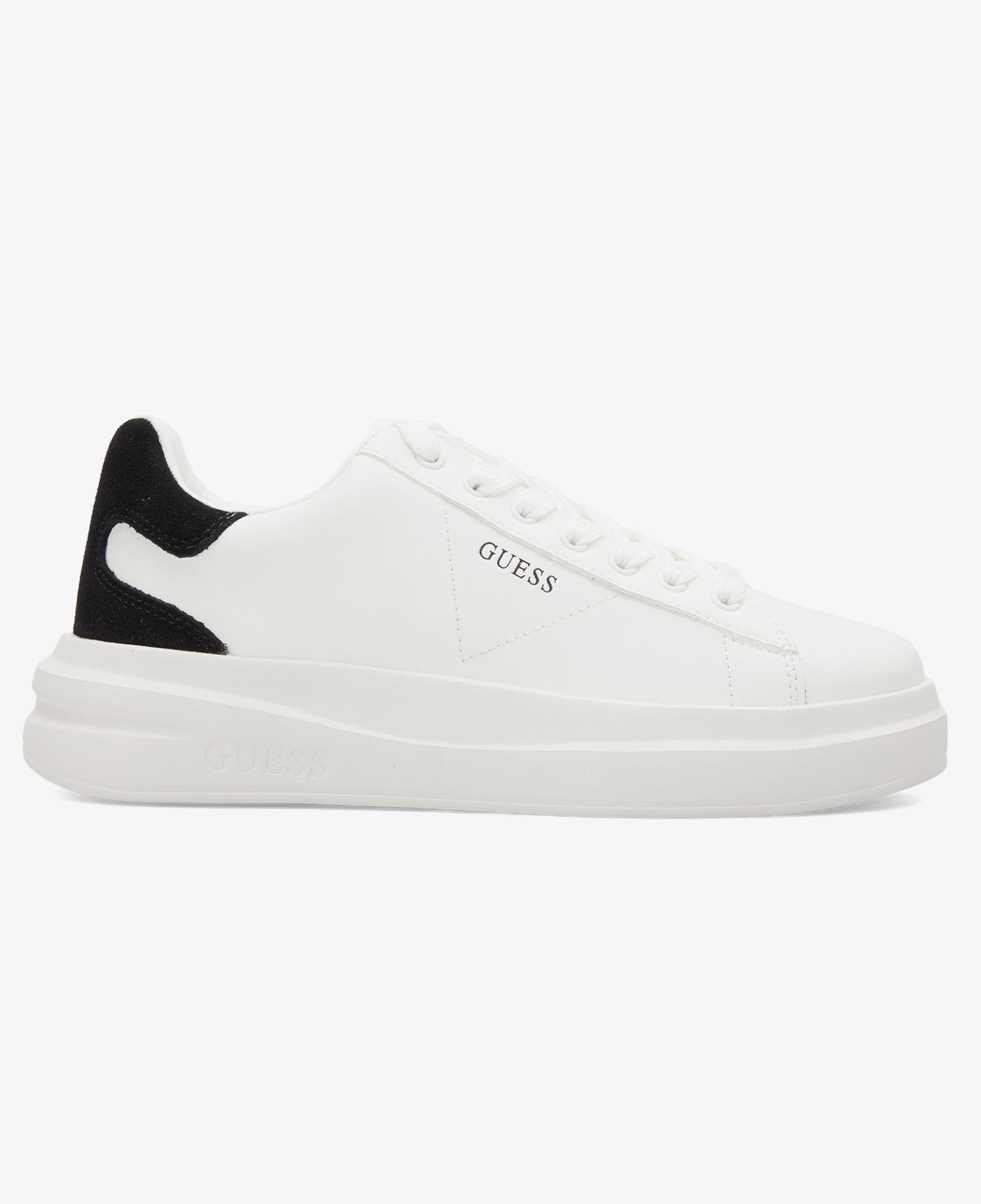 Guess Elbina Deri Kadın Beyaz Sneaker