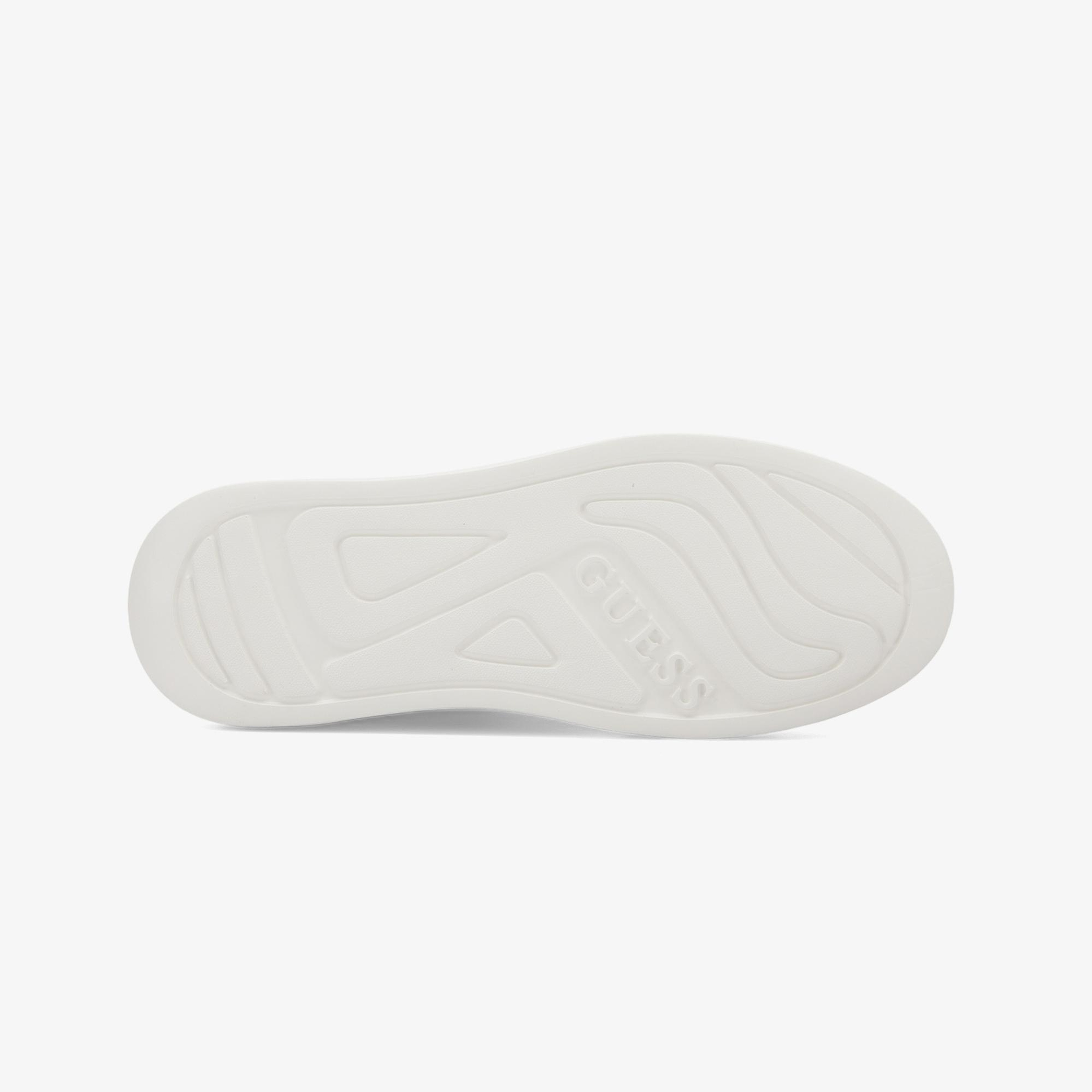Guess Elbina Deri Kadın Beyaz Sneaker