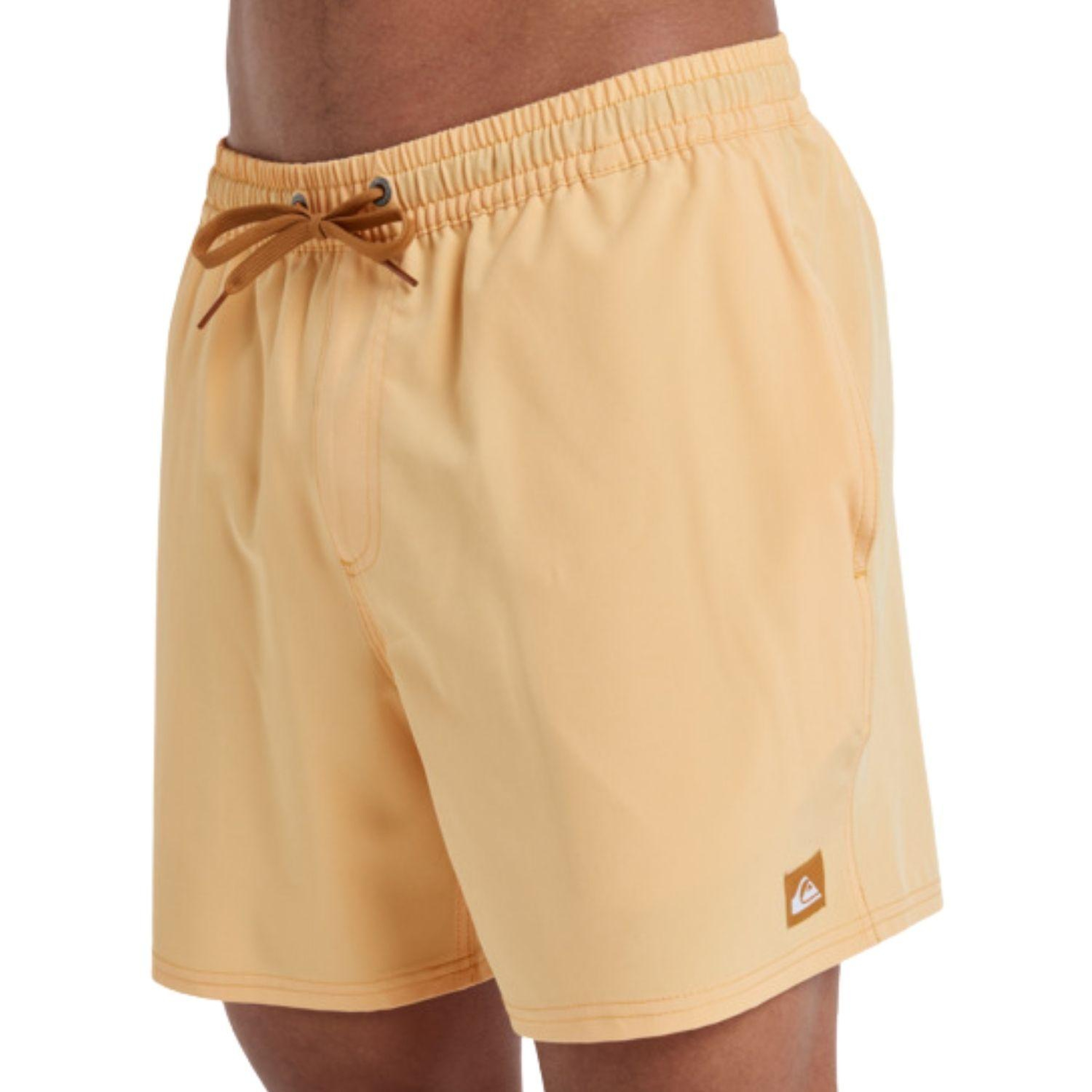 Quiksilver Surfsilk Solid 16 Erkek Sarı Volley Short