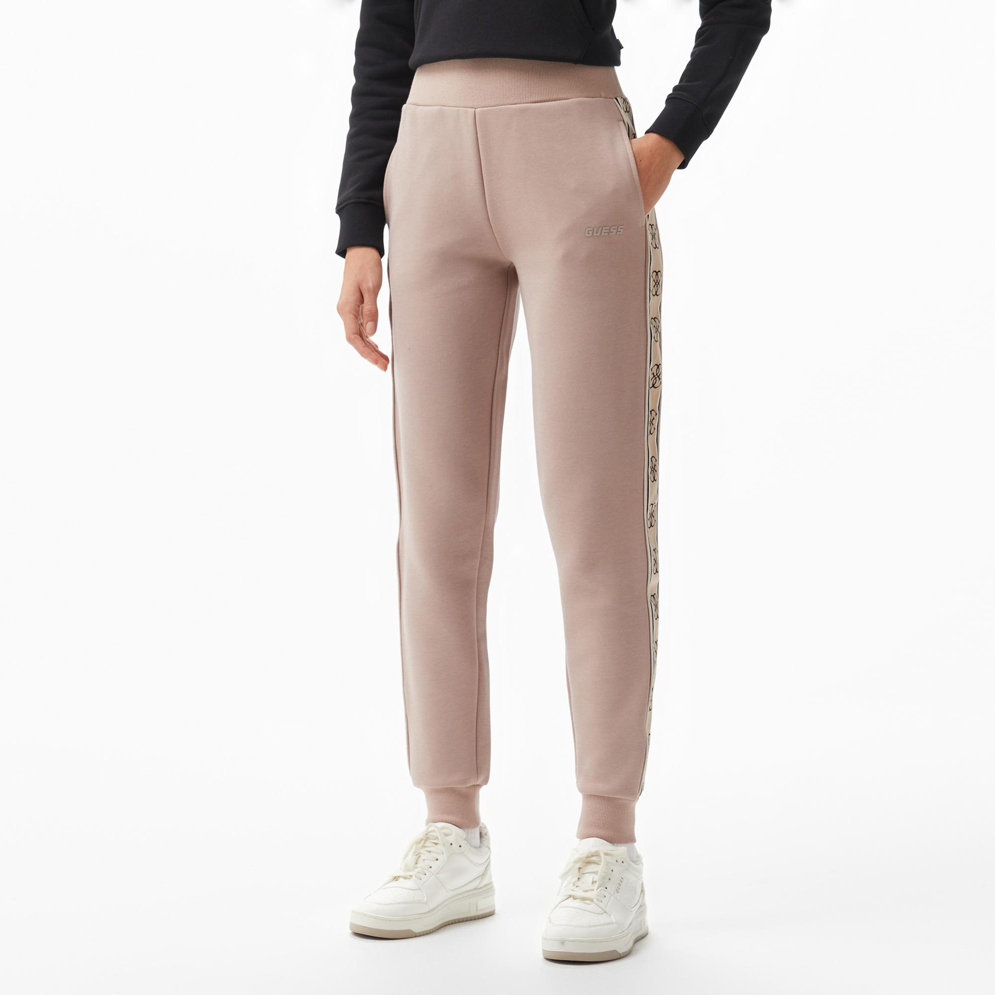 Guess Britney Jogger Punto Milano Kadın Pembe Eşofman Altı