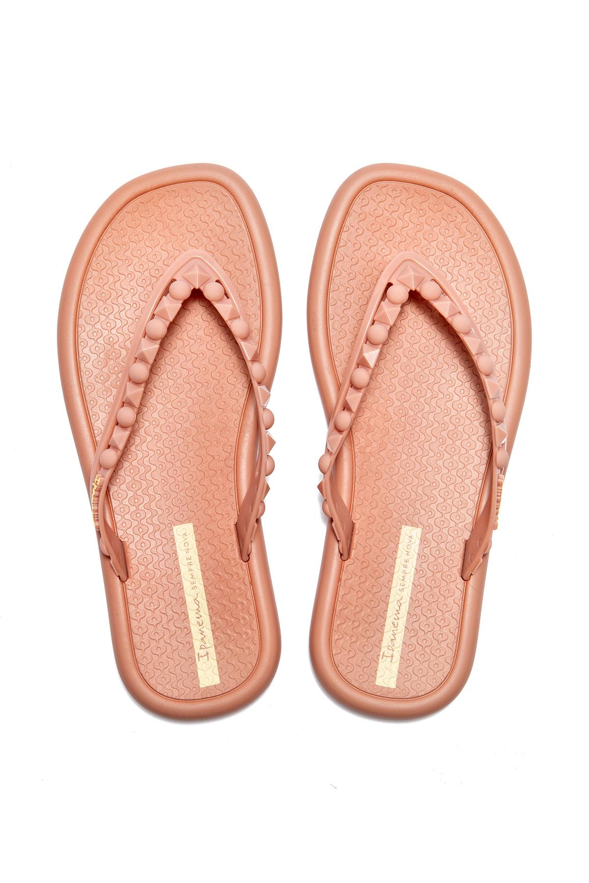 Meu Sol Ad Kadın Parmak Arası Terlik Pudra 35/42