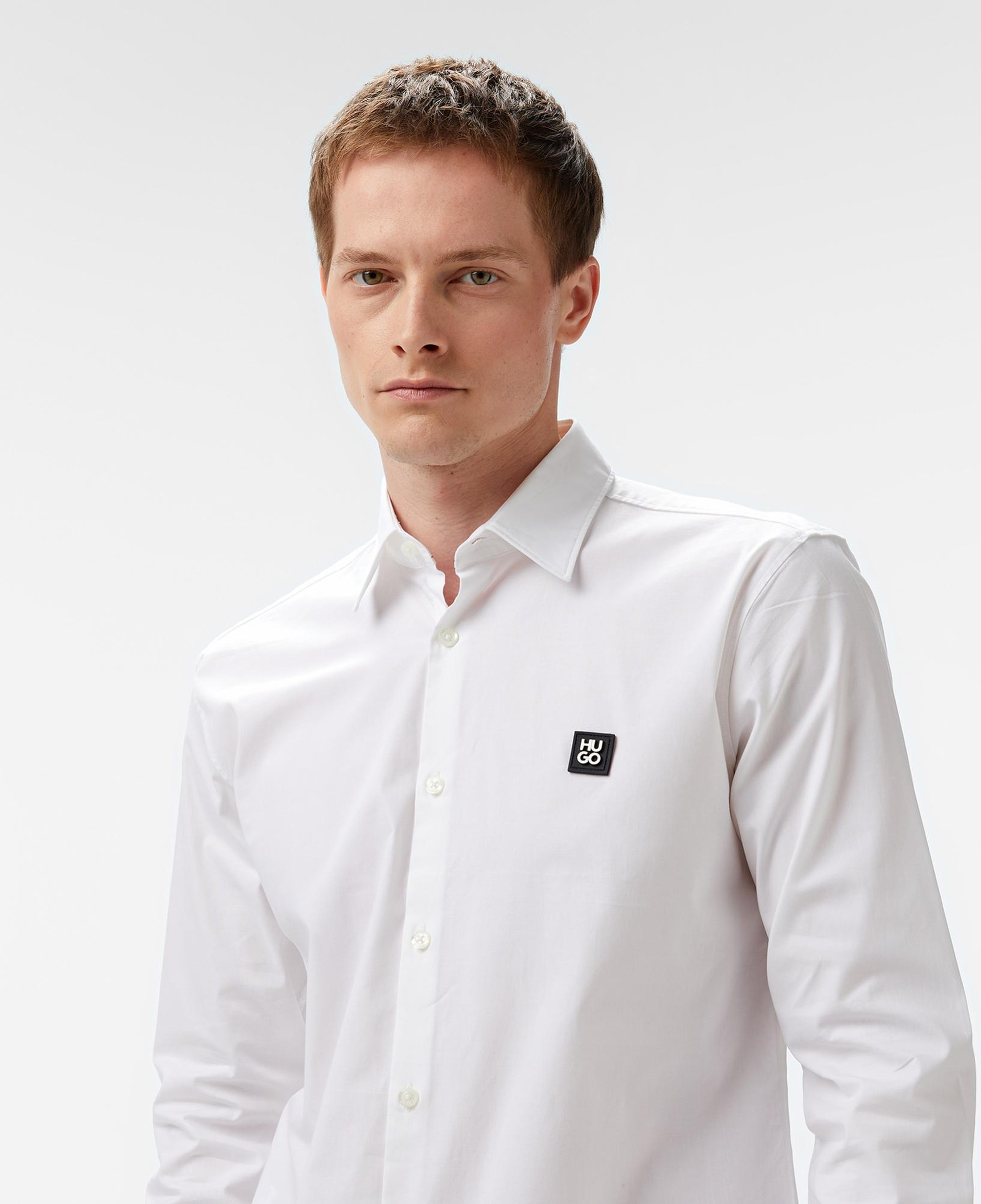Hugo Ermo Erkek Beyaz Gömlek