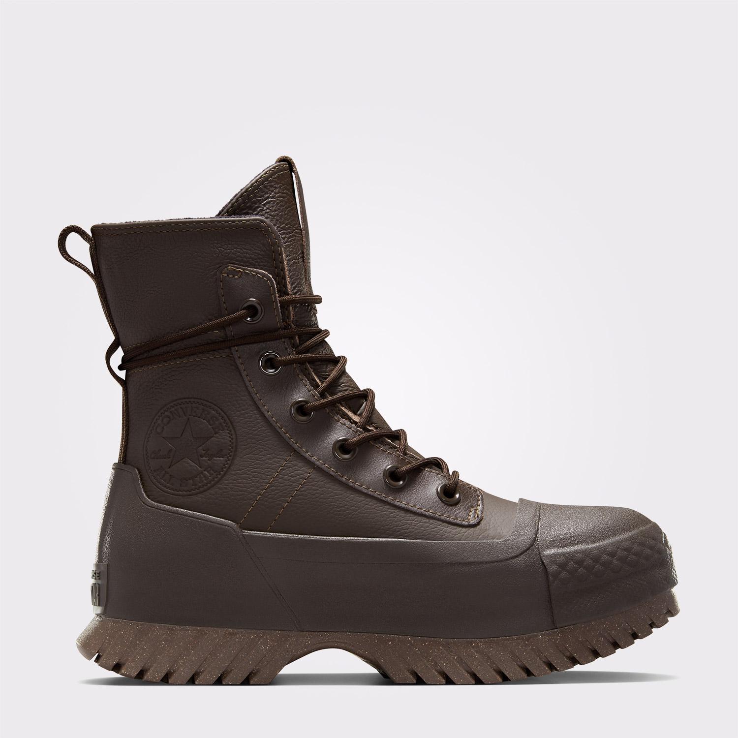 Converse Chuck Taylor All Star Lugged 2.0 CC Unisex Kahverengi Deri Platform Sneaker