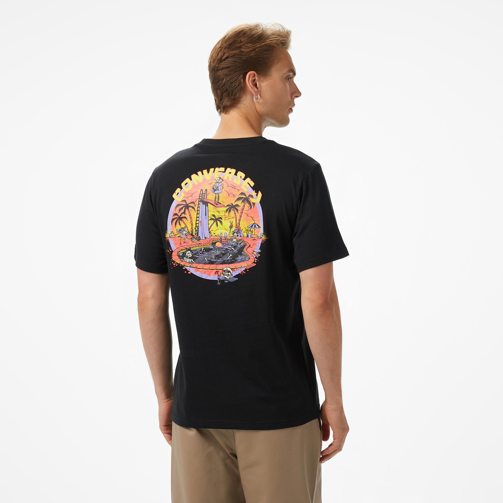 Converse Erkek Siyah T-Shirt