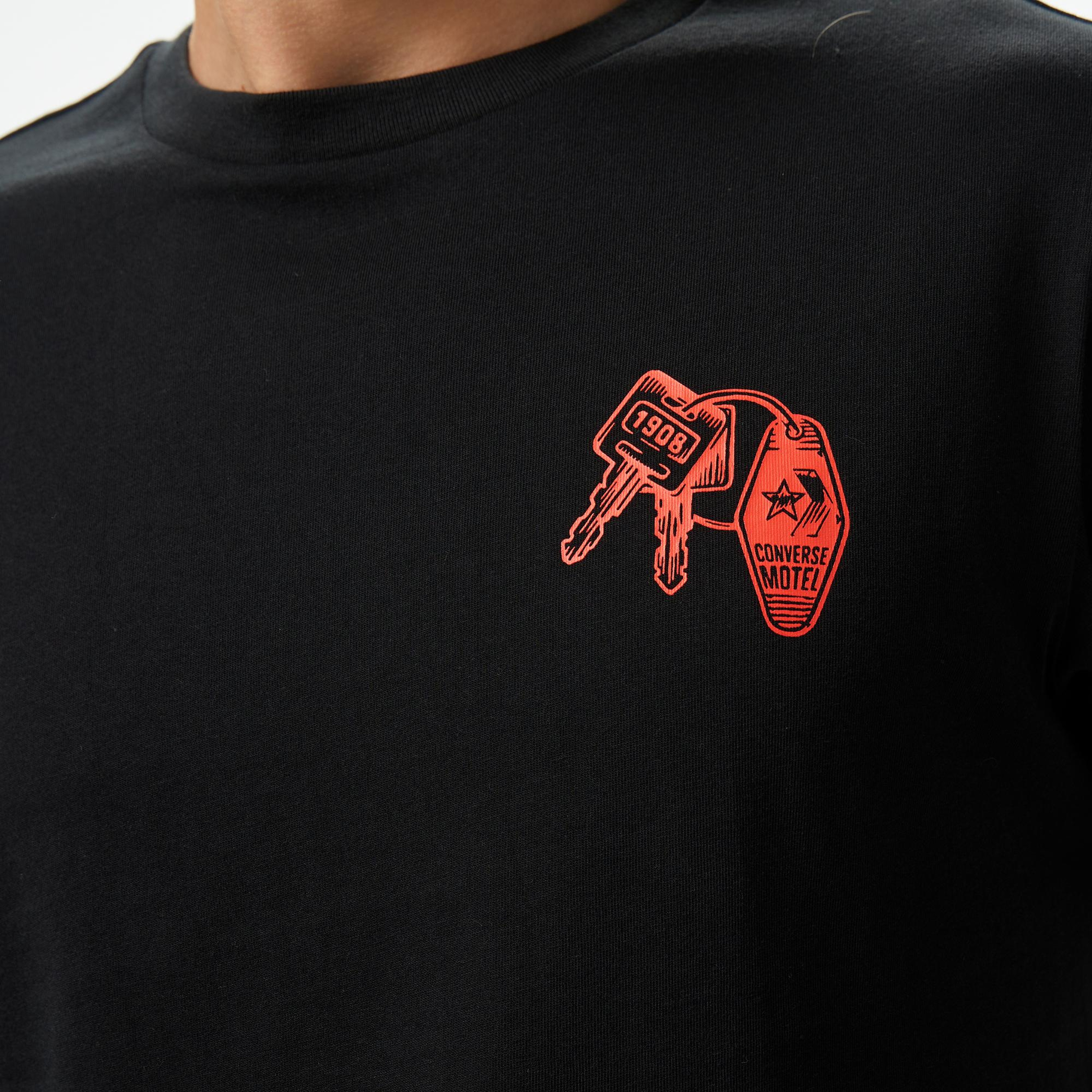 Converse Erkek Siyah T-Shirt