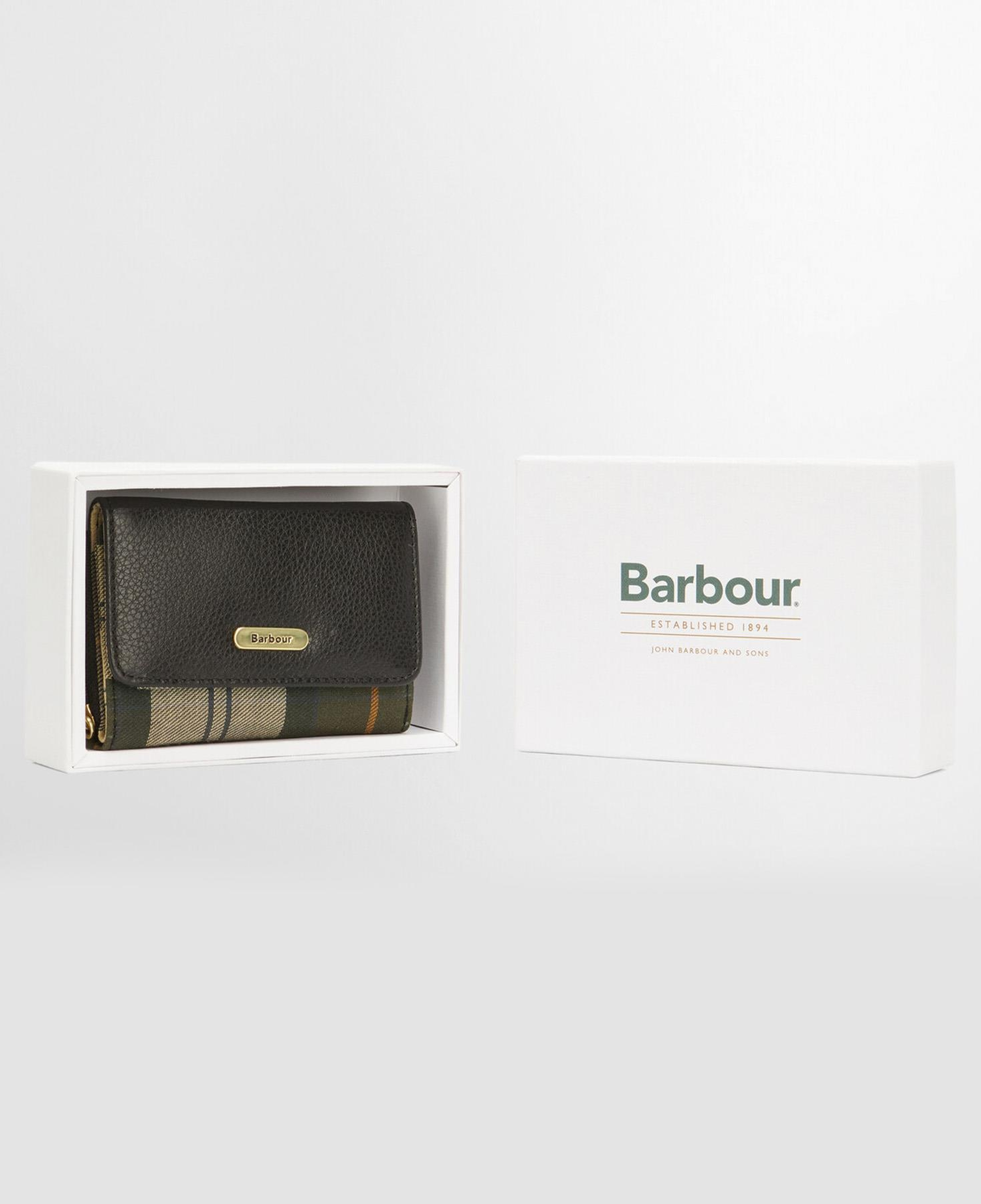 Barbour Rosa Leather French Cüzdan