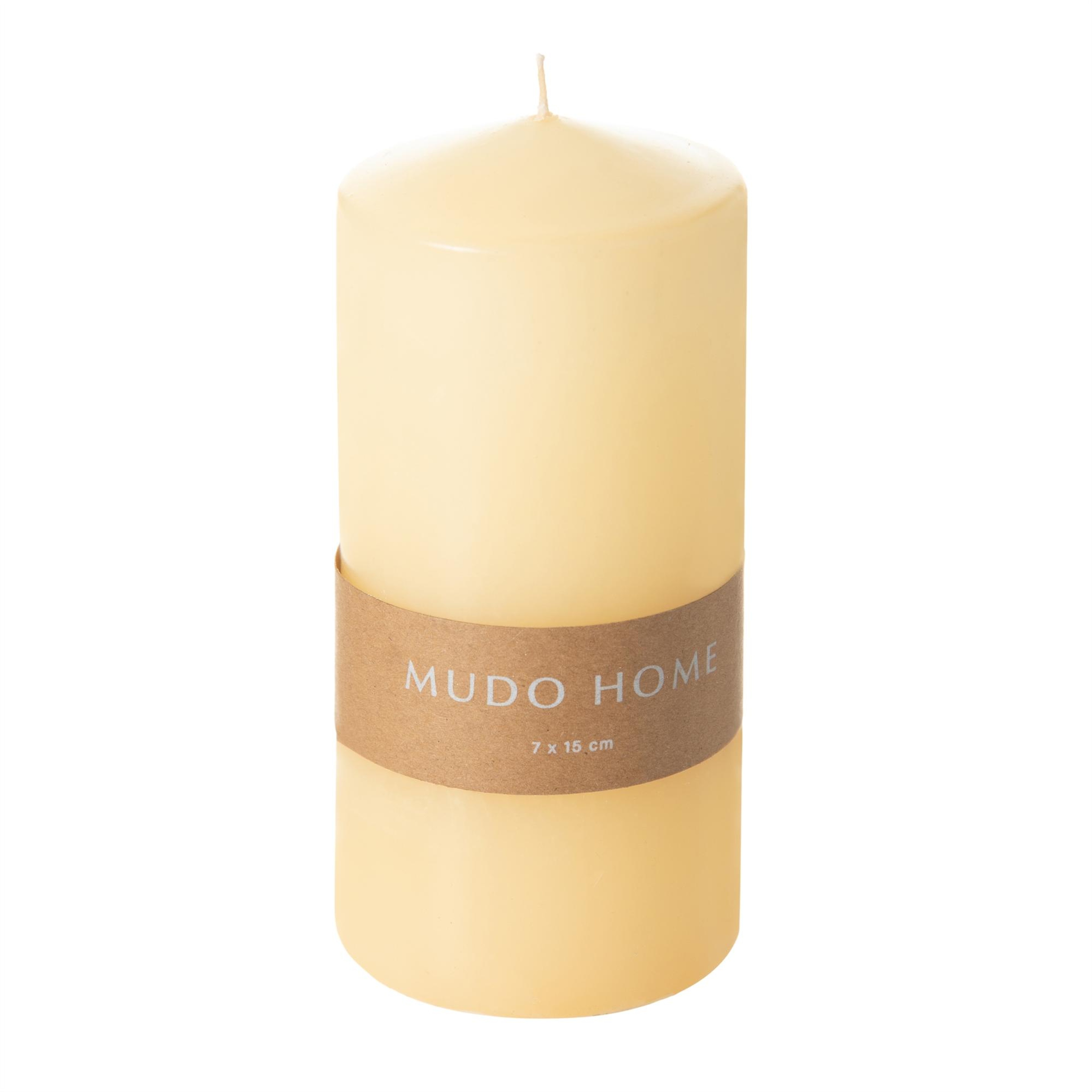 SÜTUN MUM KREM 7X15CM