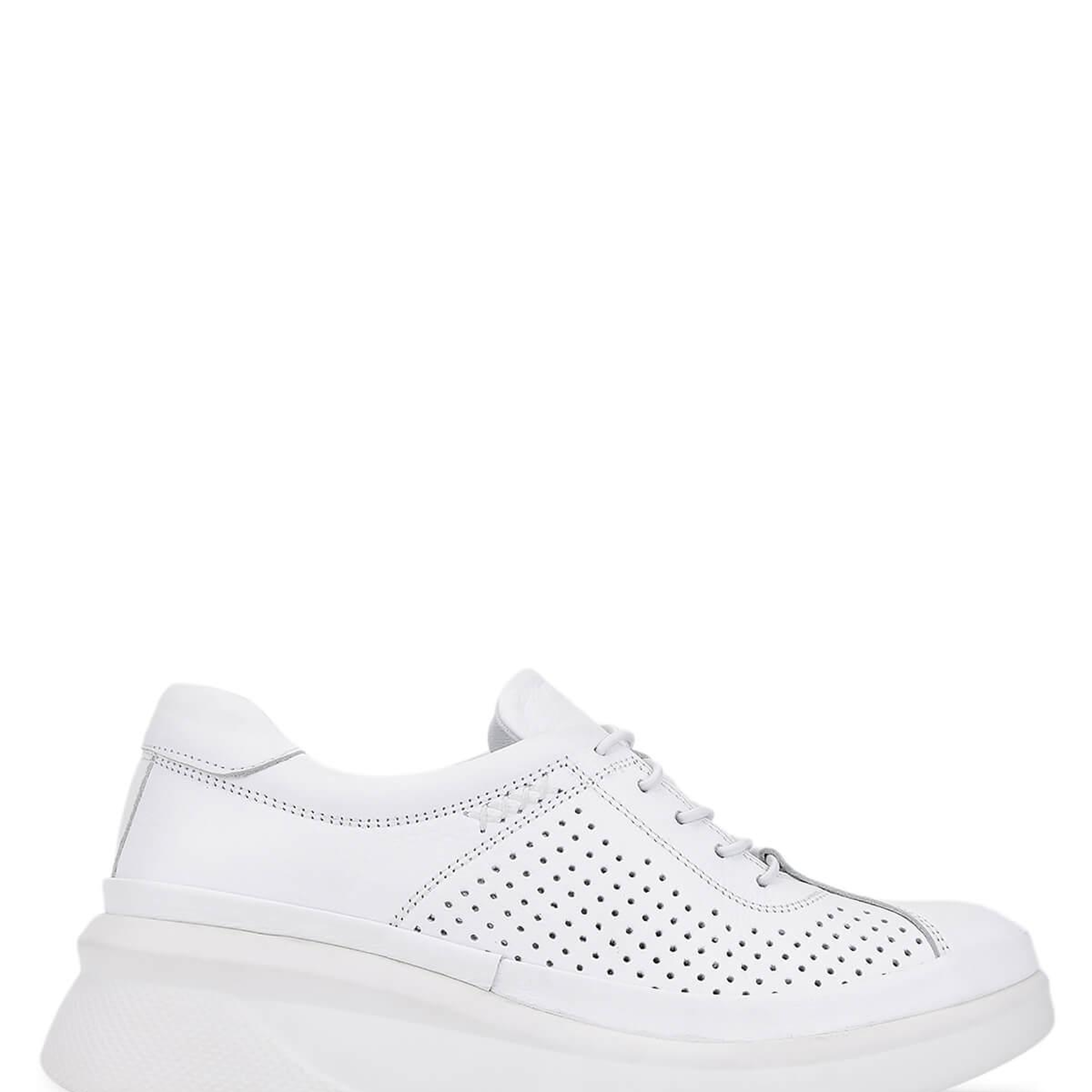 Tamer Tanca Kadın Hakiki Deri Beyaz Comfort Ayakkabı