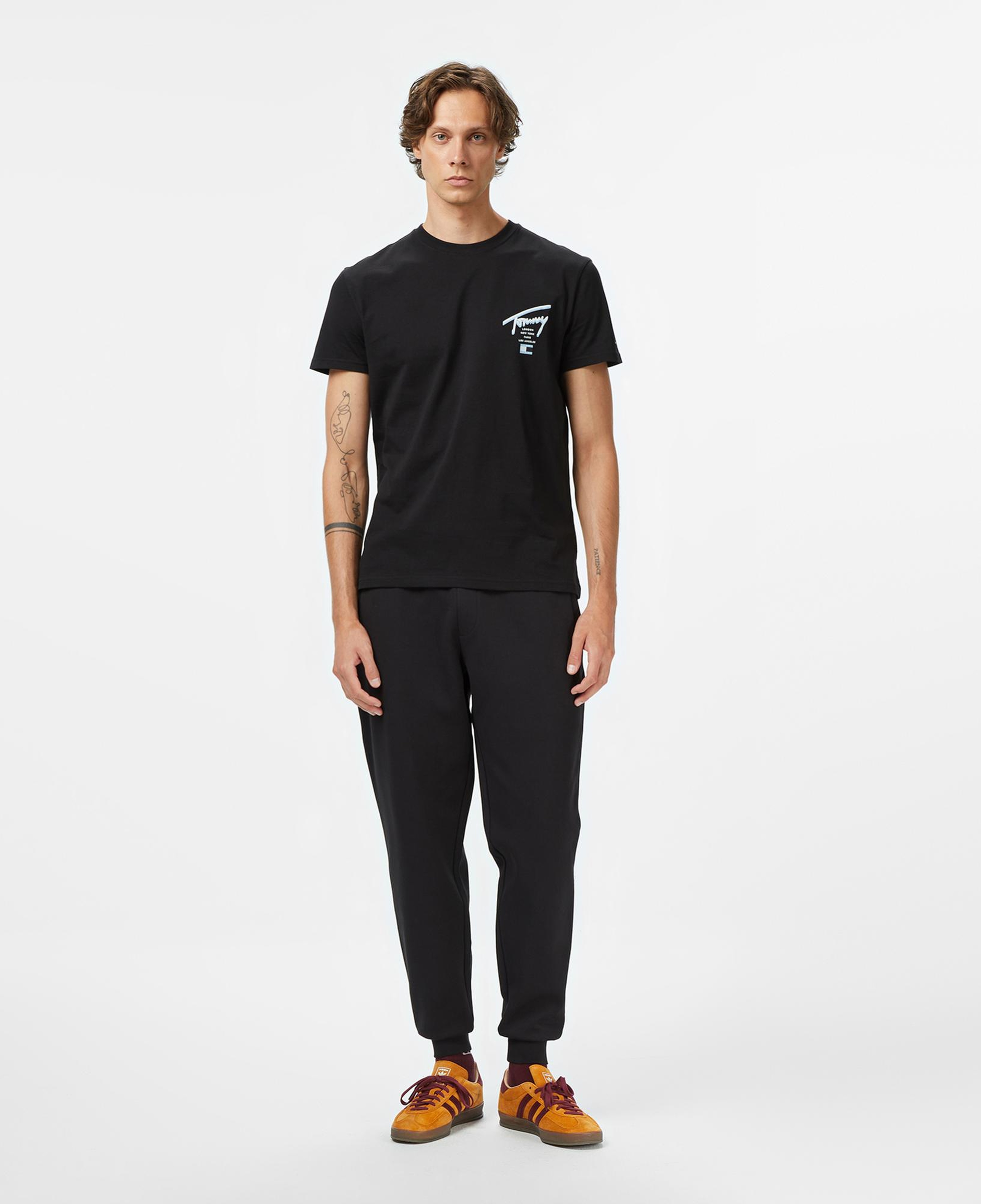 Tommy Hilfiger Essential Intechno Erkek Siyah Eşofman Altı