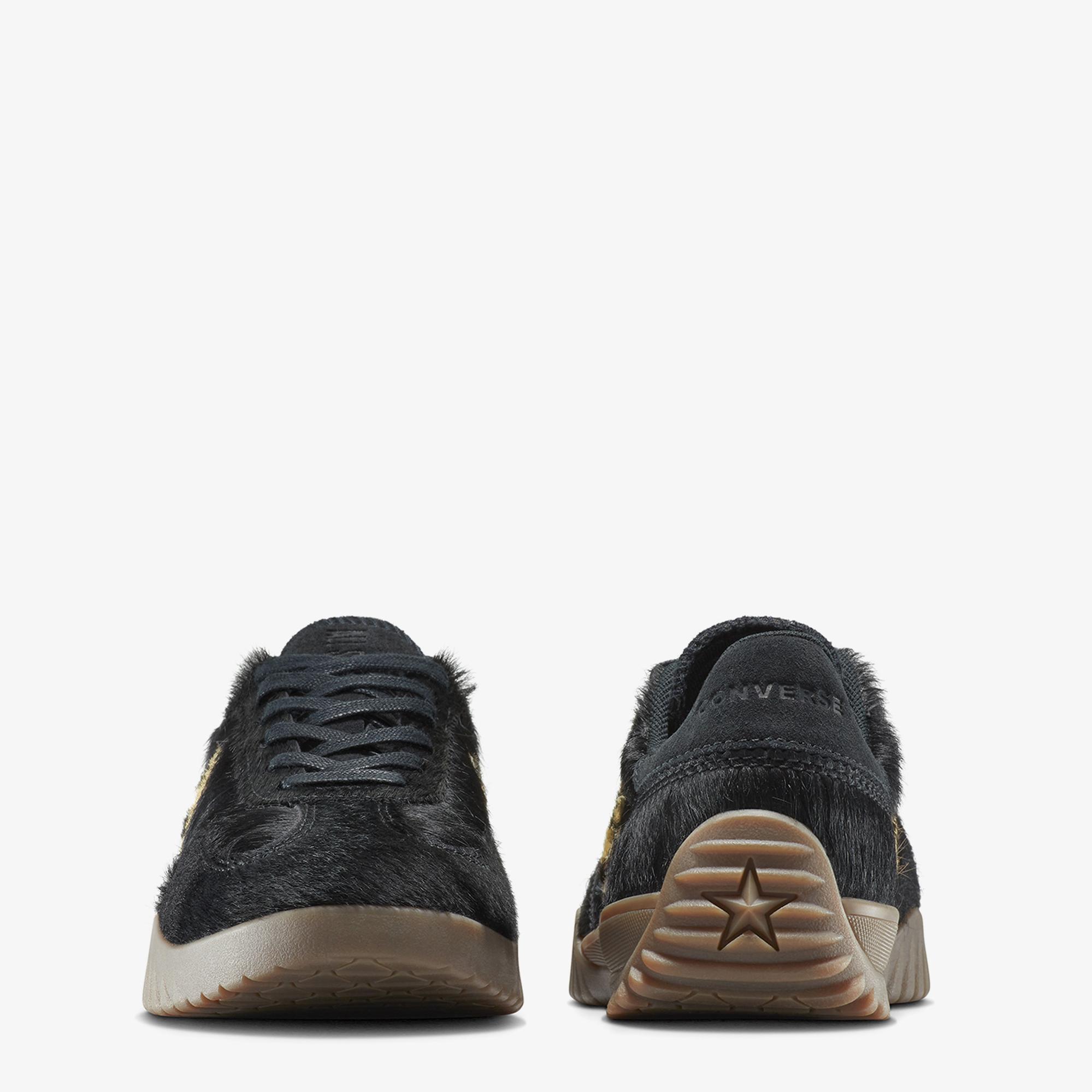 Converse Siyah Converse Run Star Trainer Pony Hair Unisex Sneaker