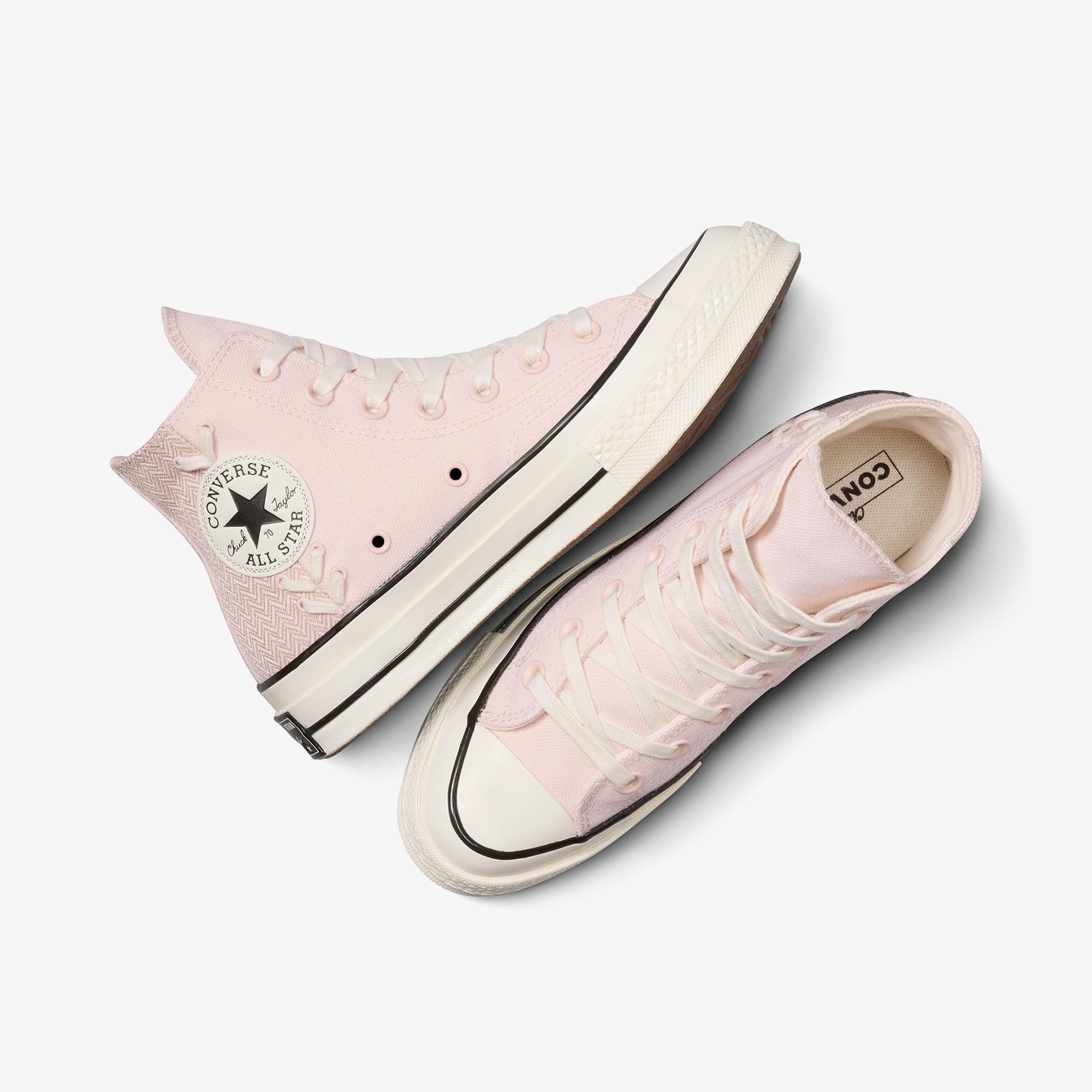 Converse Chuck 70 Crafted Laces Unisex Pembe Sneaker