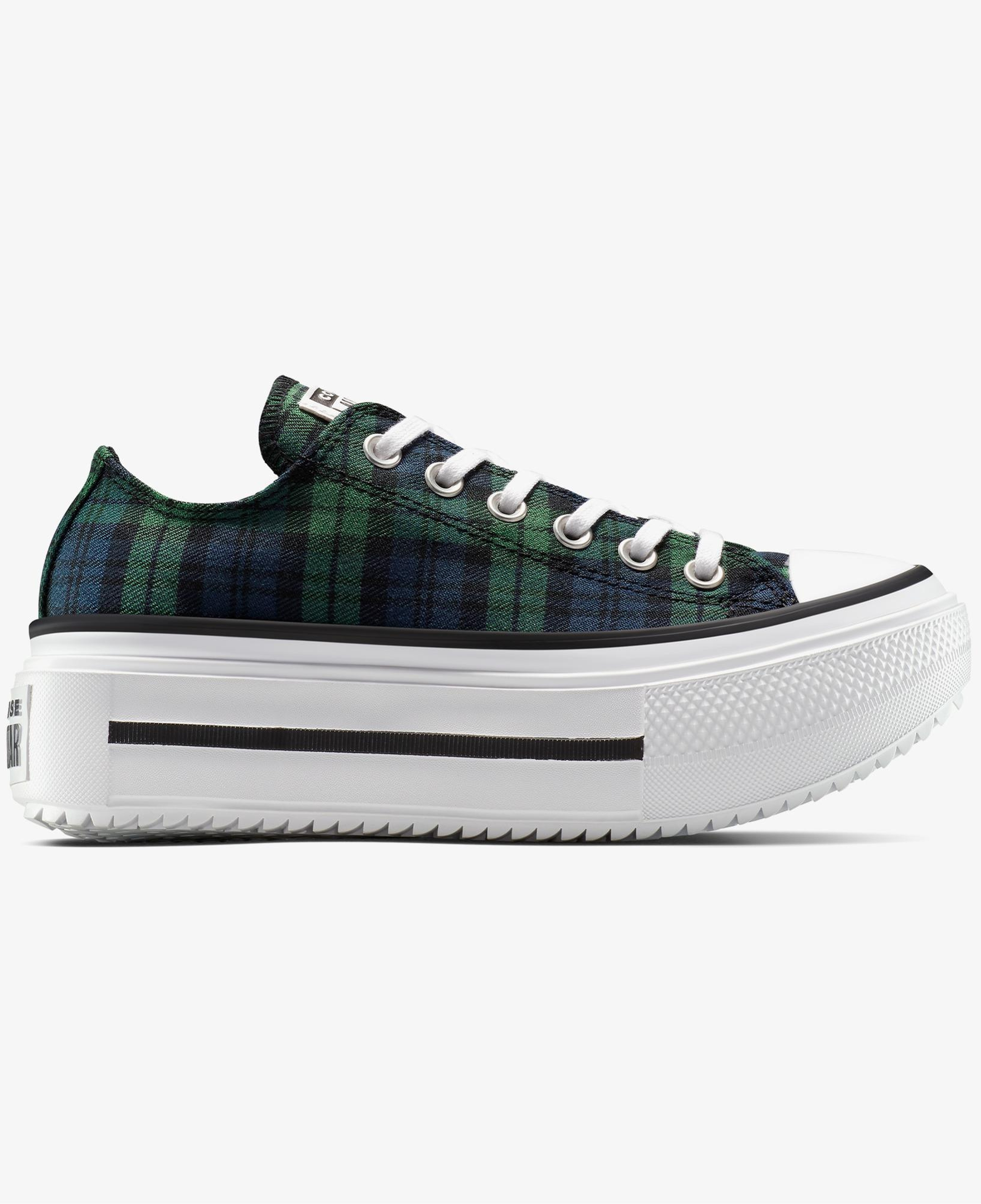 Converse Chuck Taylor All Star Lift Double Stack Platform Unisex Koyu Yeşil Sneaker