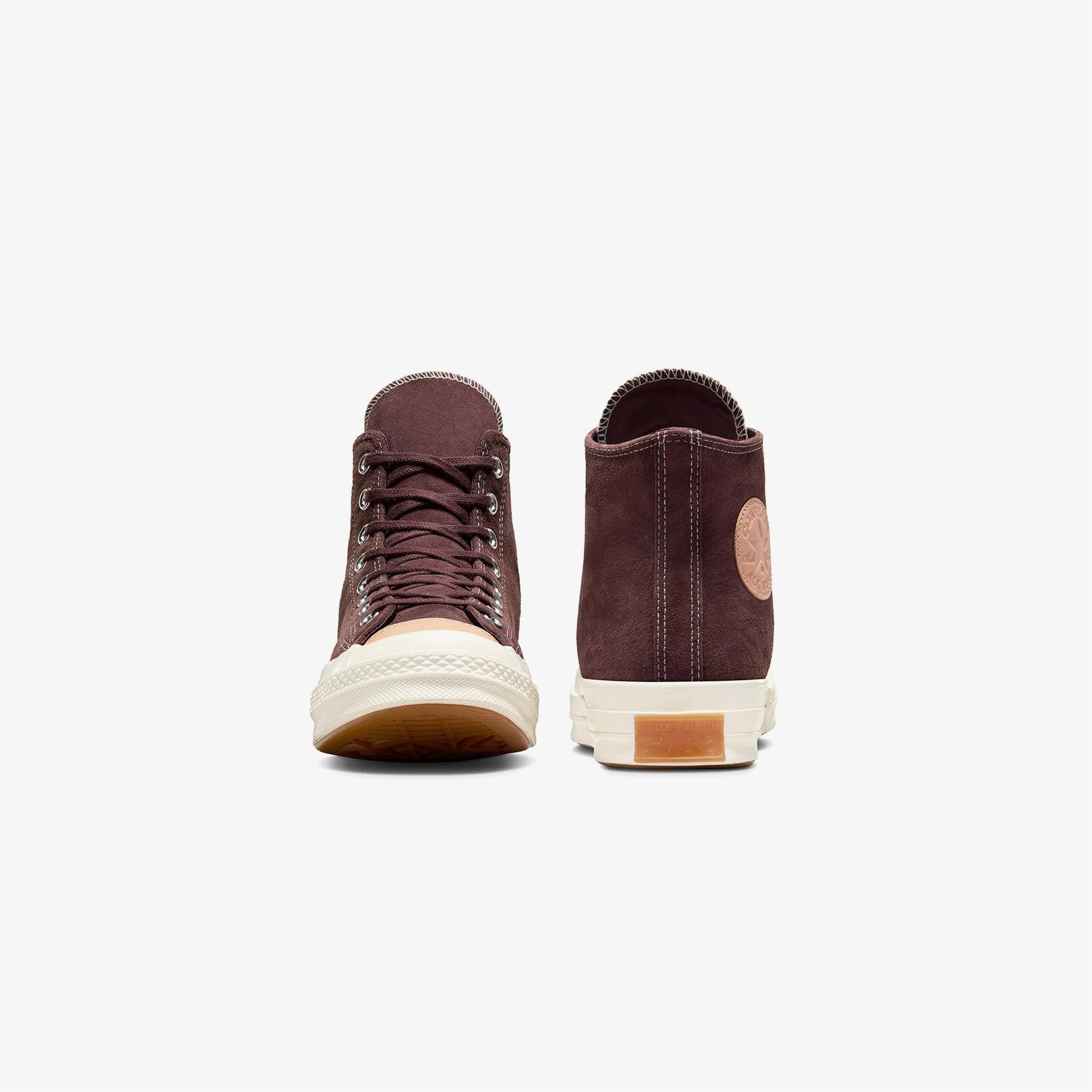 Converse Chuck 70 Taylored Lux Unisex Kahverengi Deri Sneaker