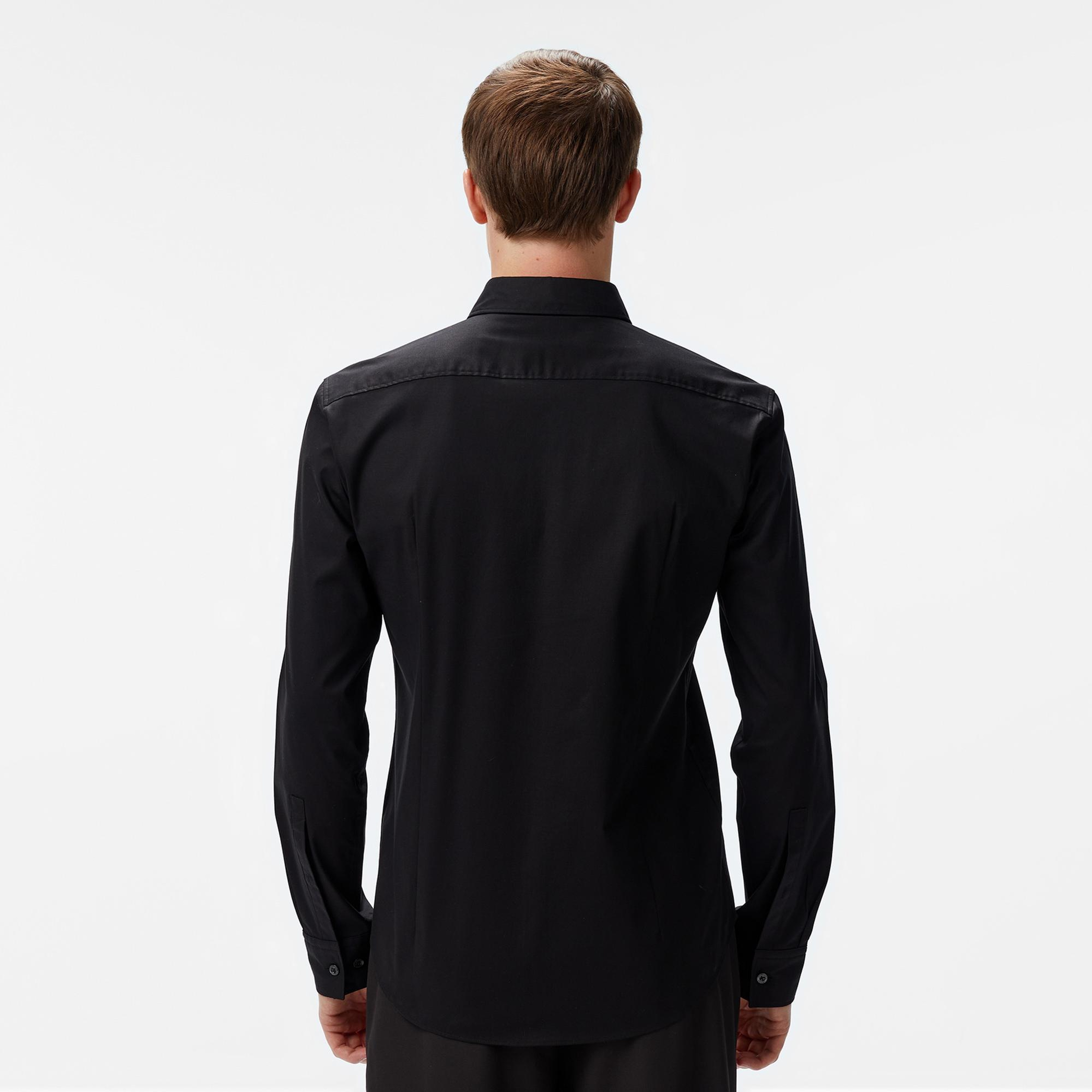 Hugo Ermo Erkek Siyah Gömlek