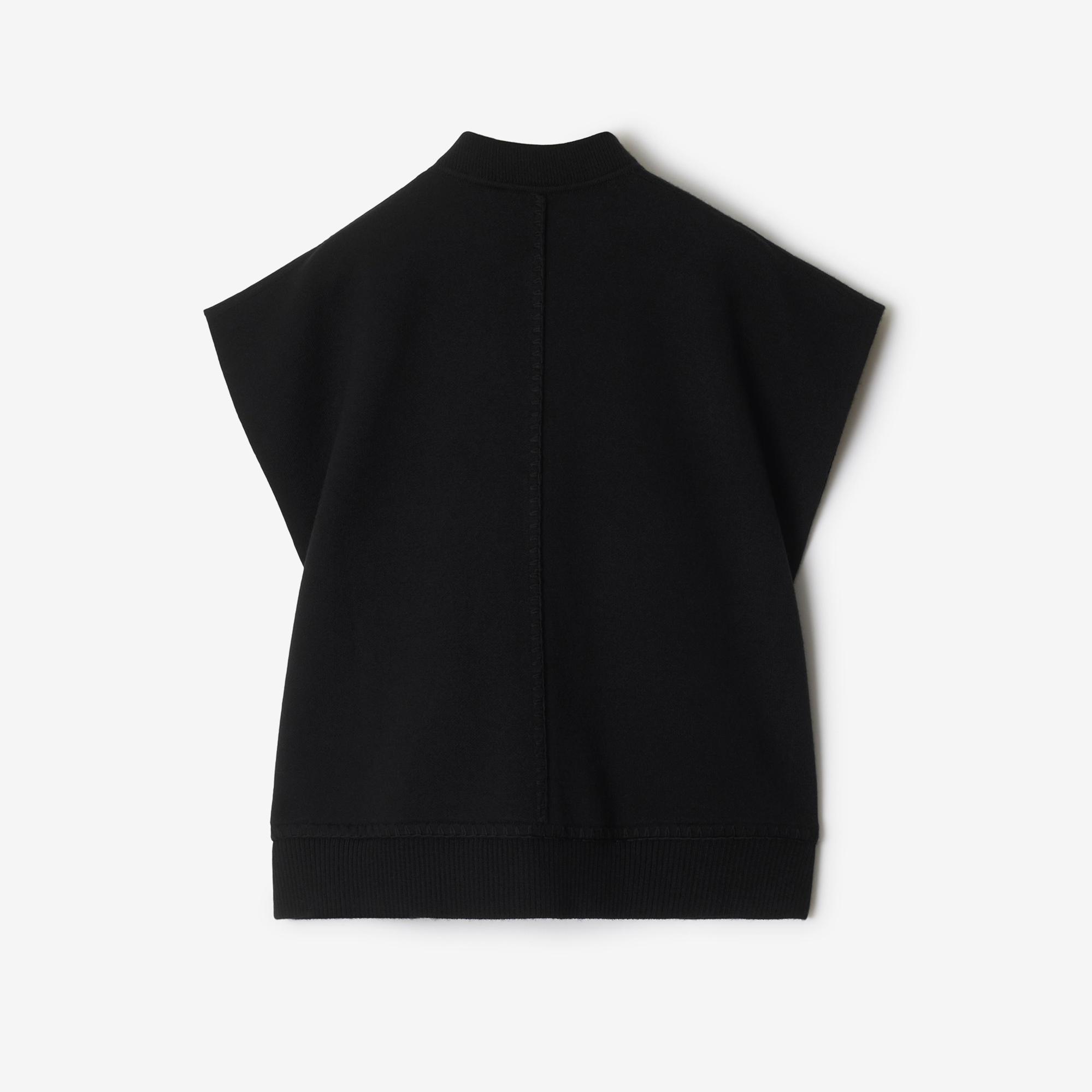 Burberry Blanket Label Wool Blend Çocuk Siyah Yelek