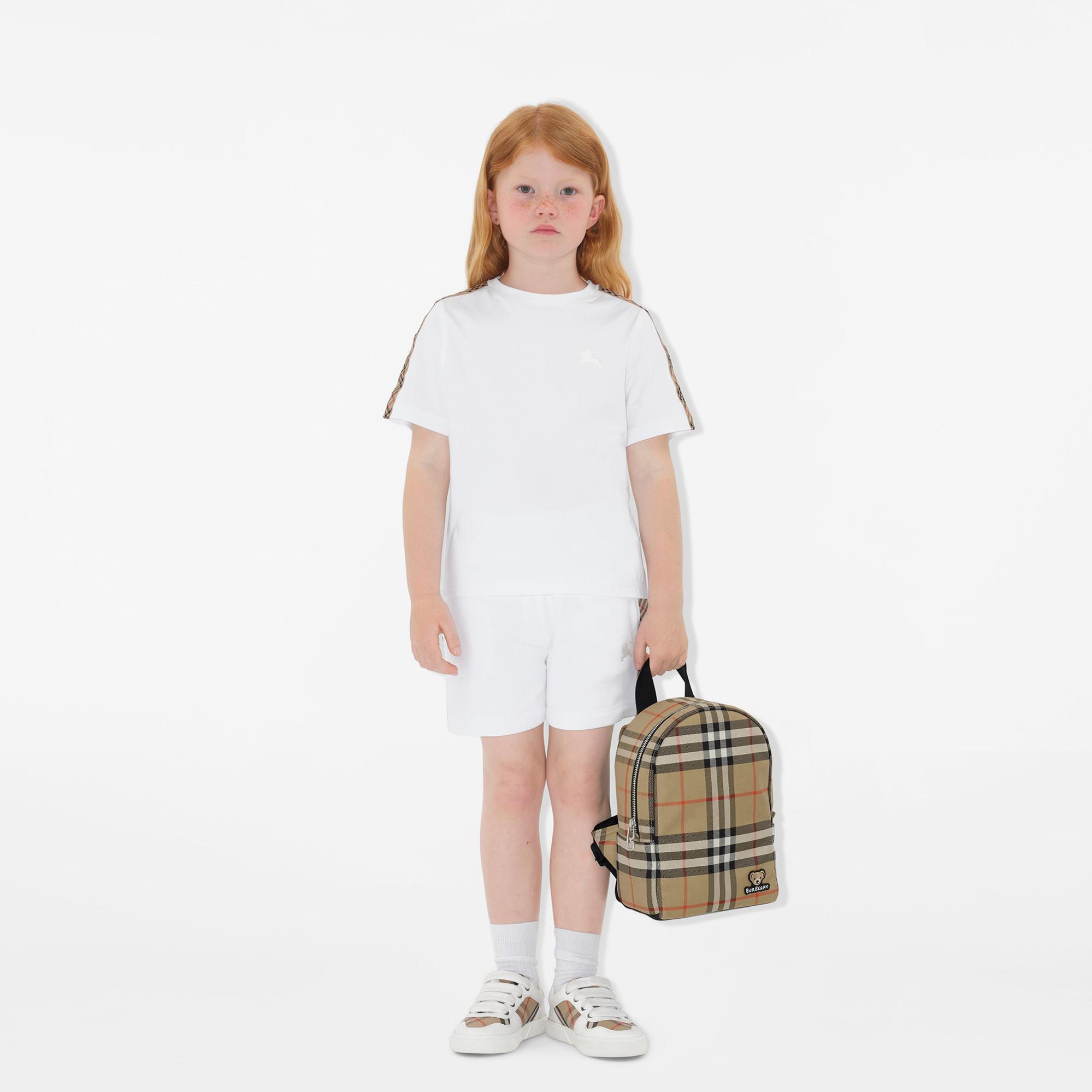 Burberry Çocuk Beyaz T-Shirt