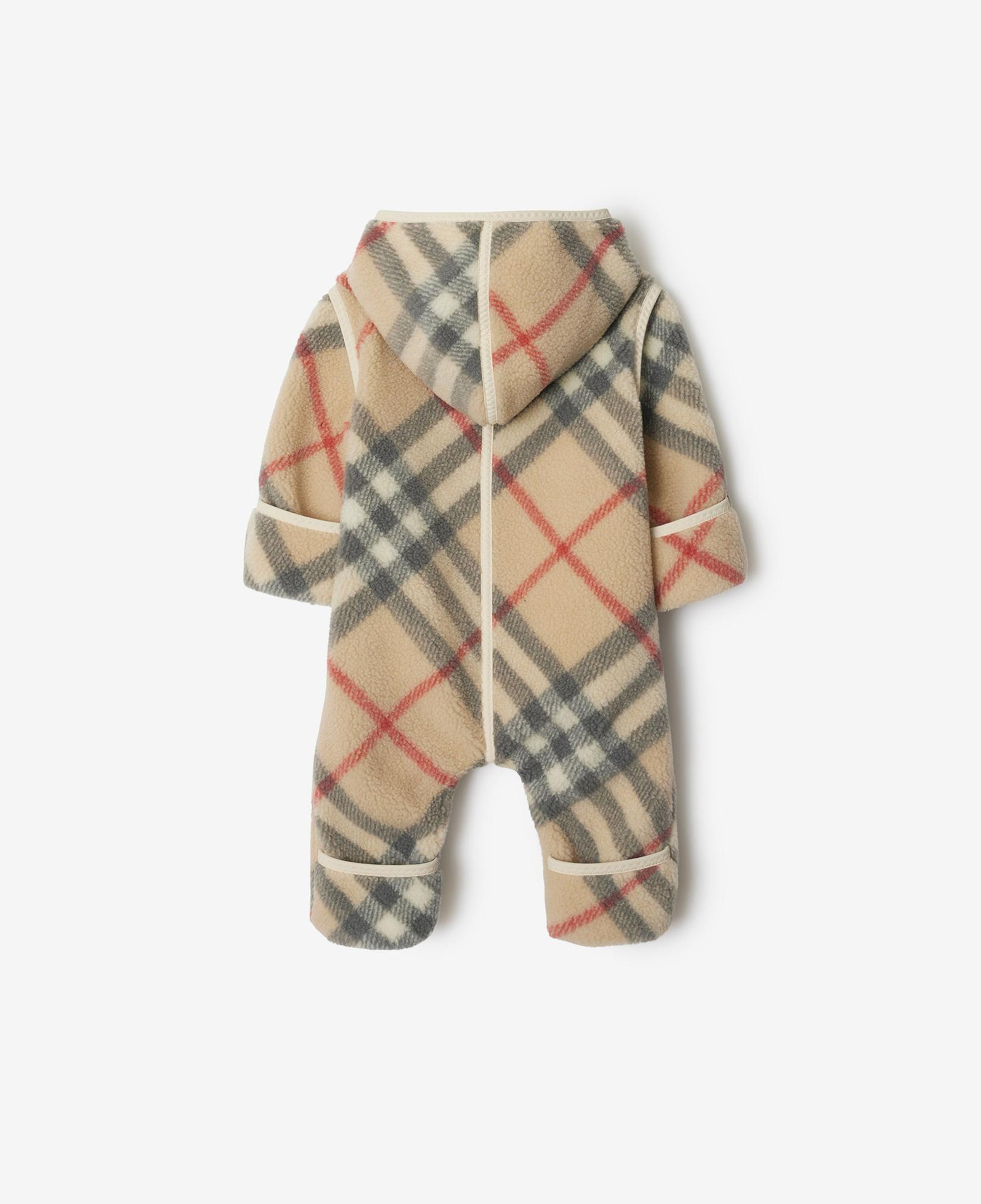 Burberry Sandy Fleece Çocuk Bej Çocuk Tulumu