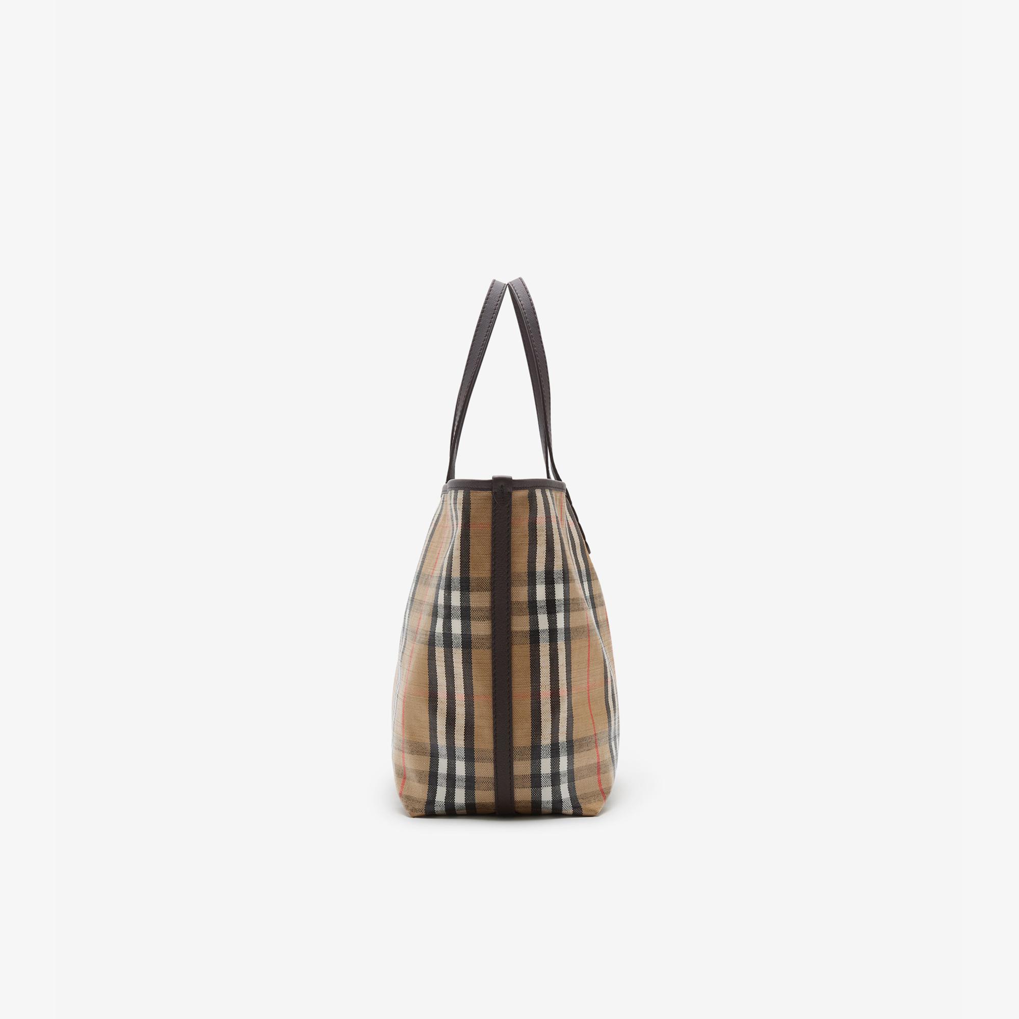 Burberry Medium Highlands Kadın Bej Tote Çanta