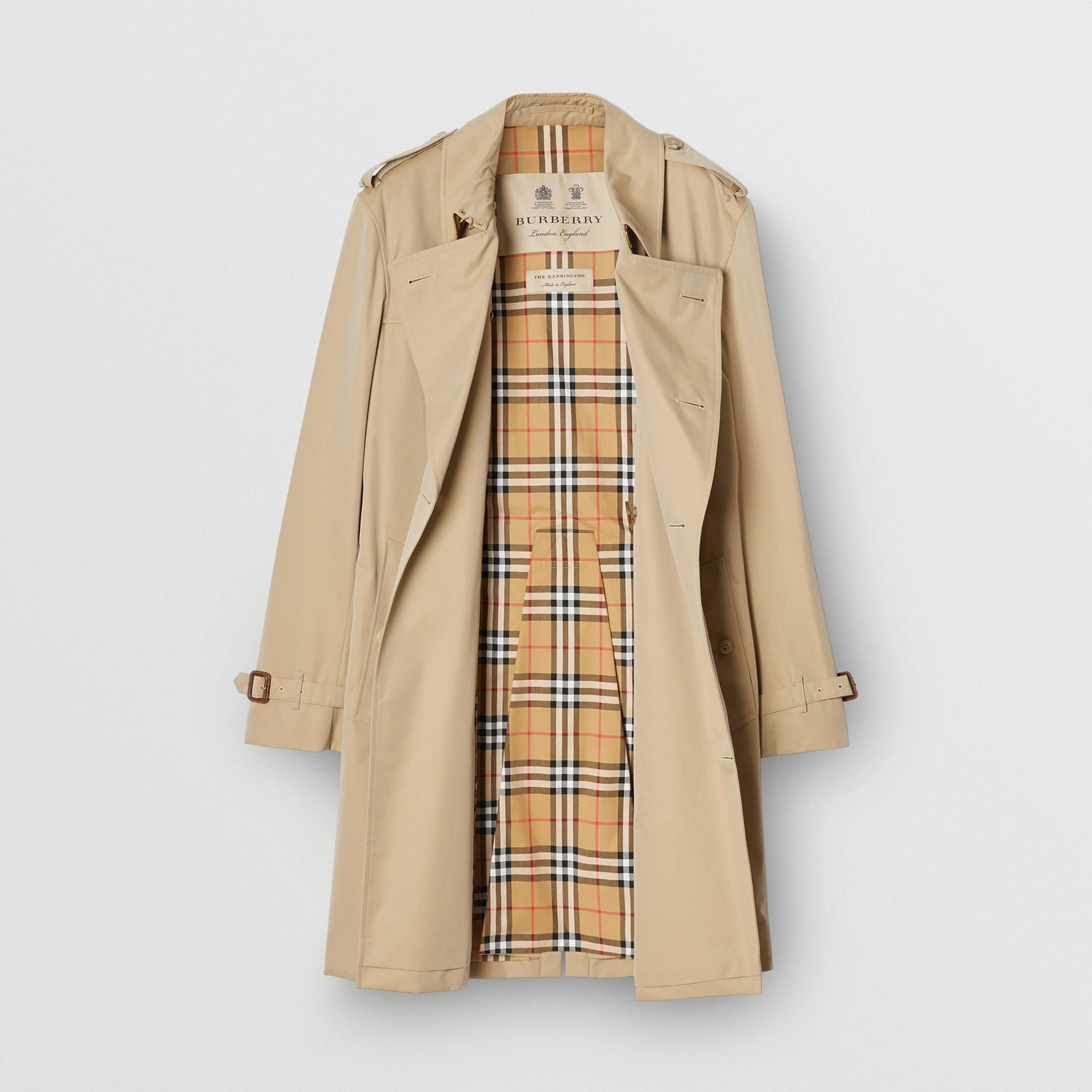 Burberry The Mid-Length Chelsea Heritage Erkek Bej Trençkot