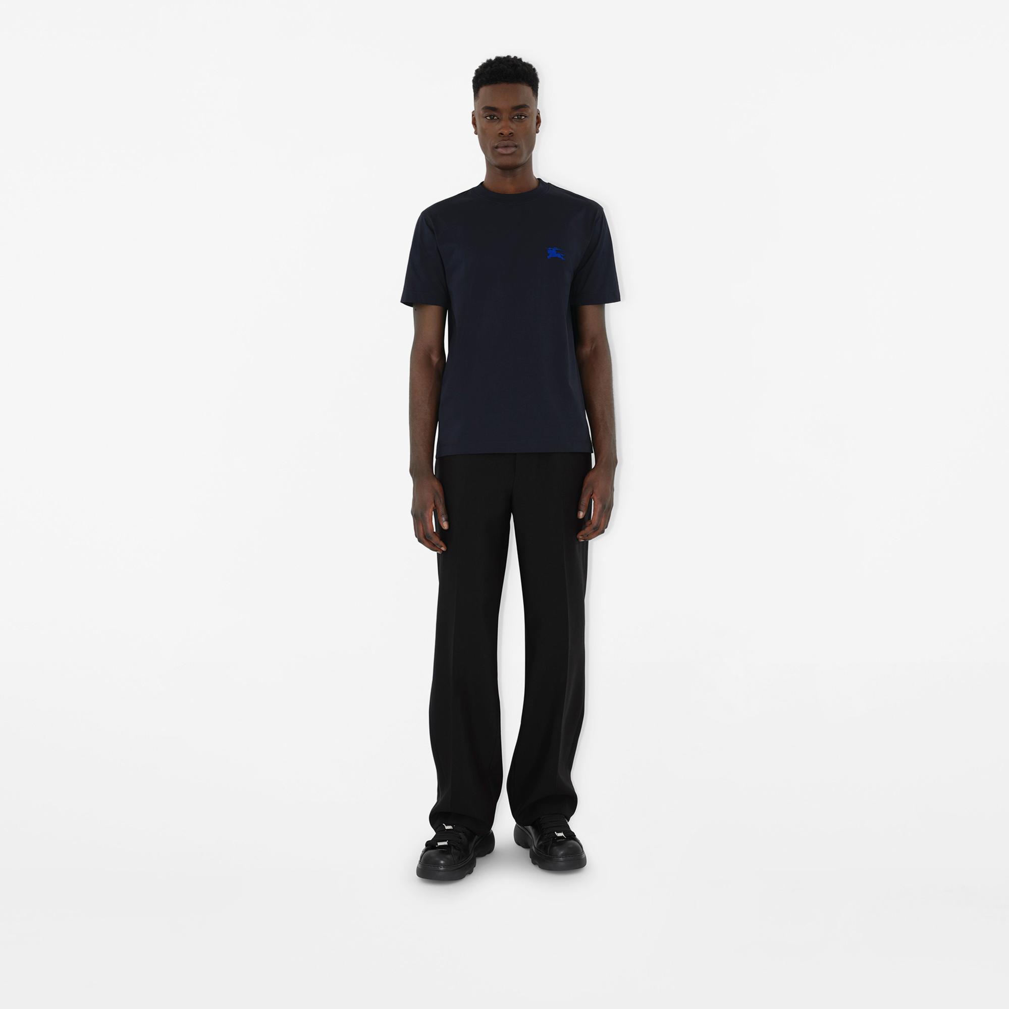 Burberry Pamuklu Erkek Lacivert T-Shirt