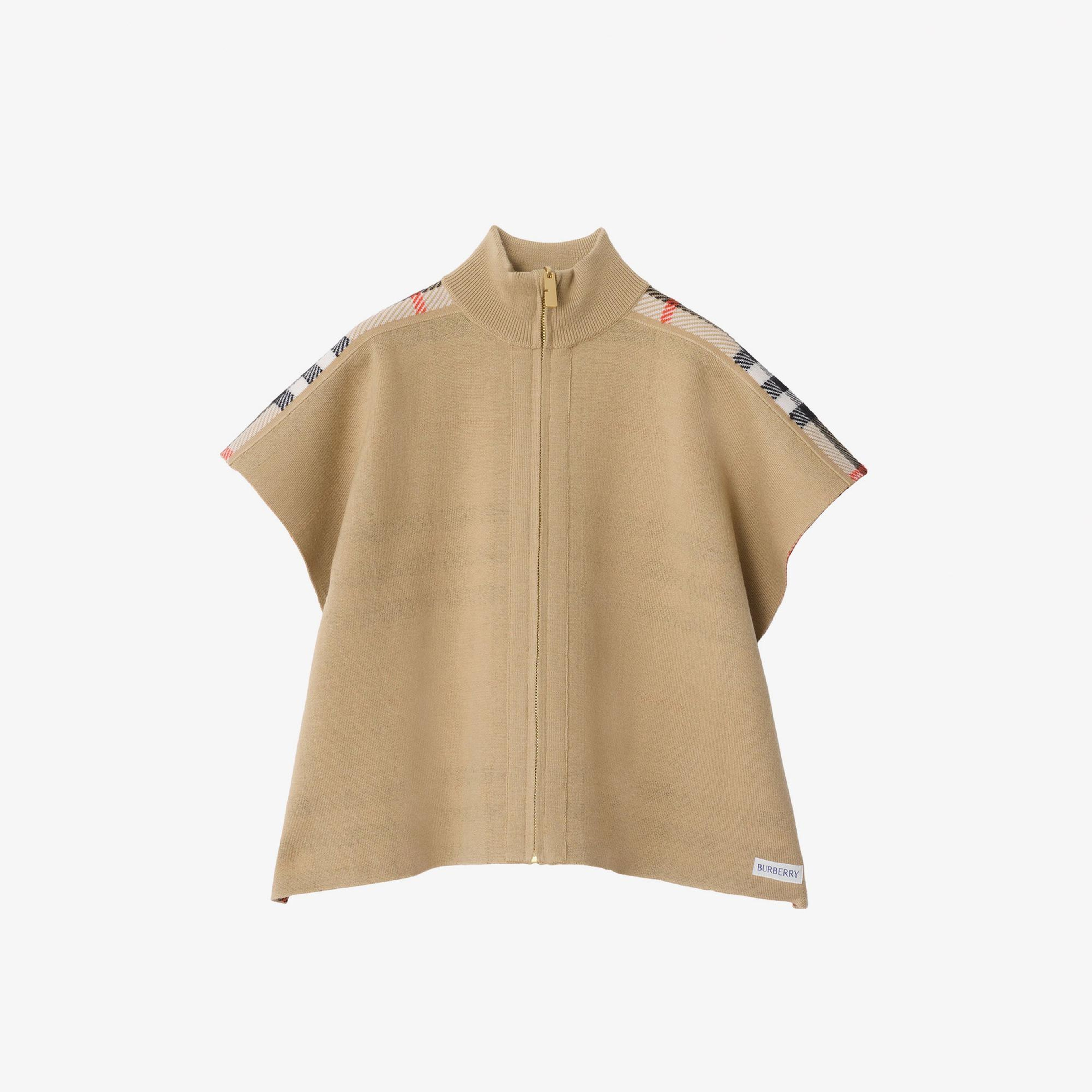 Burberry Isobel Check Çocuk Bej Ceket