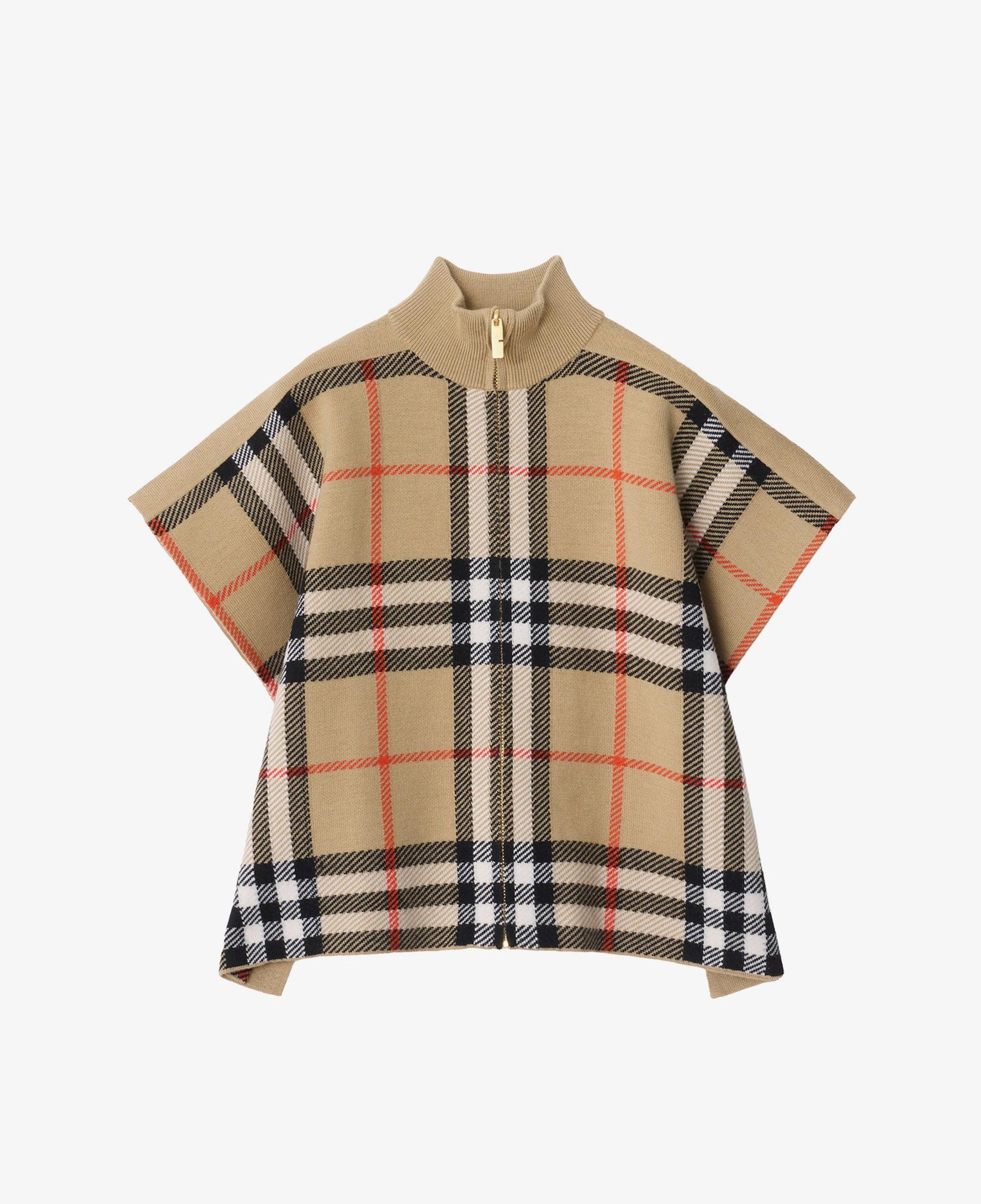 Burberry Isobel Check Çocuk Bej Ceket