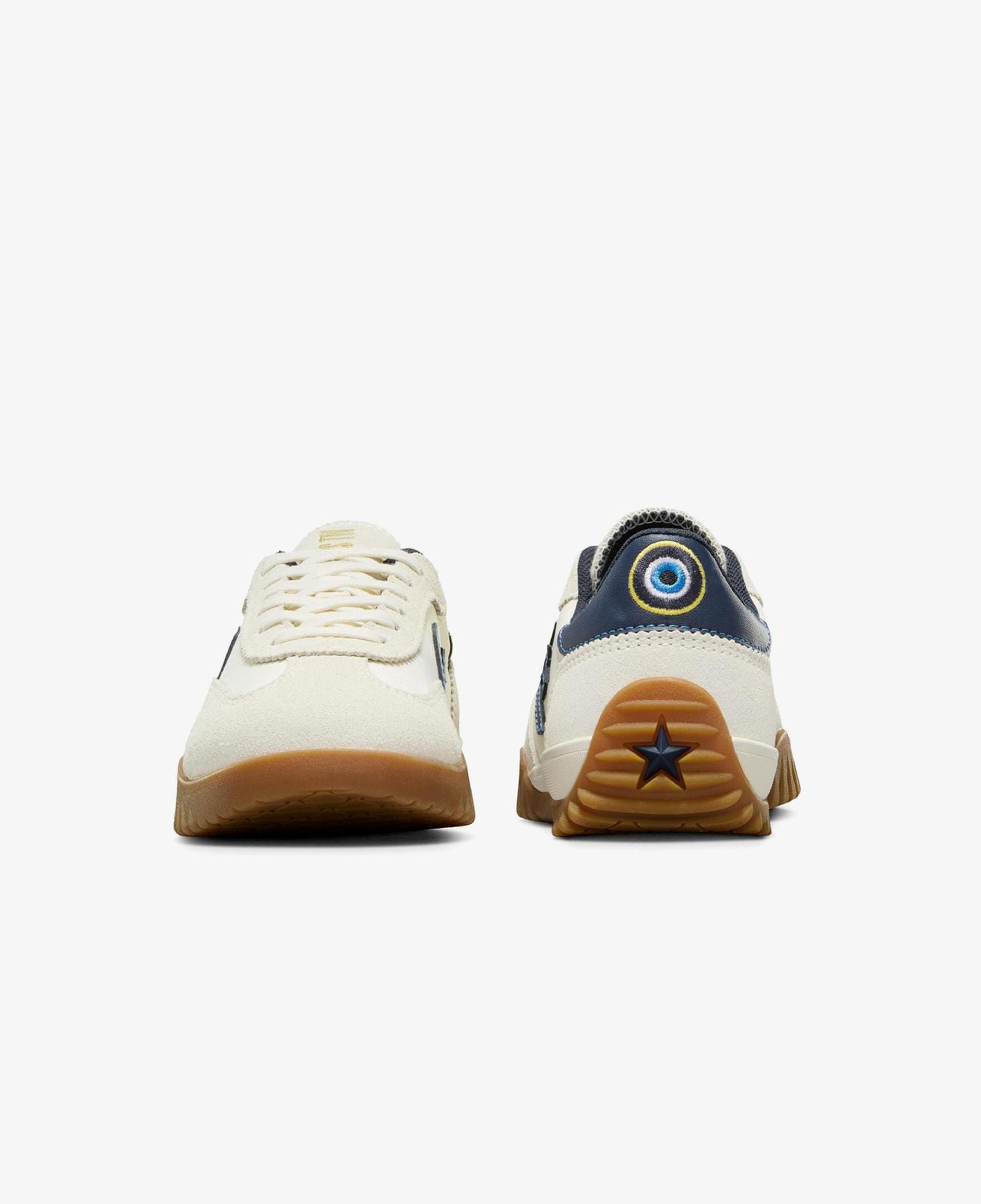 Converse x Evil Eye Run Star Trainer Unisex Bej Süet Sneaker