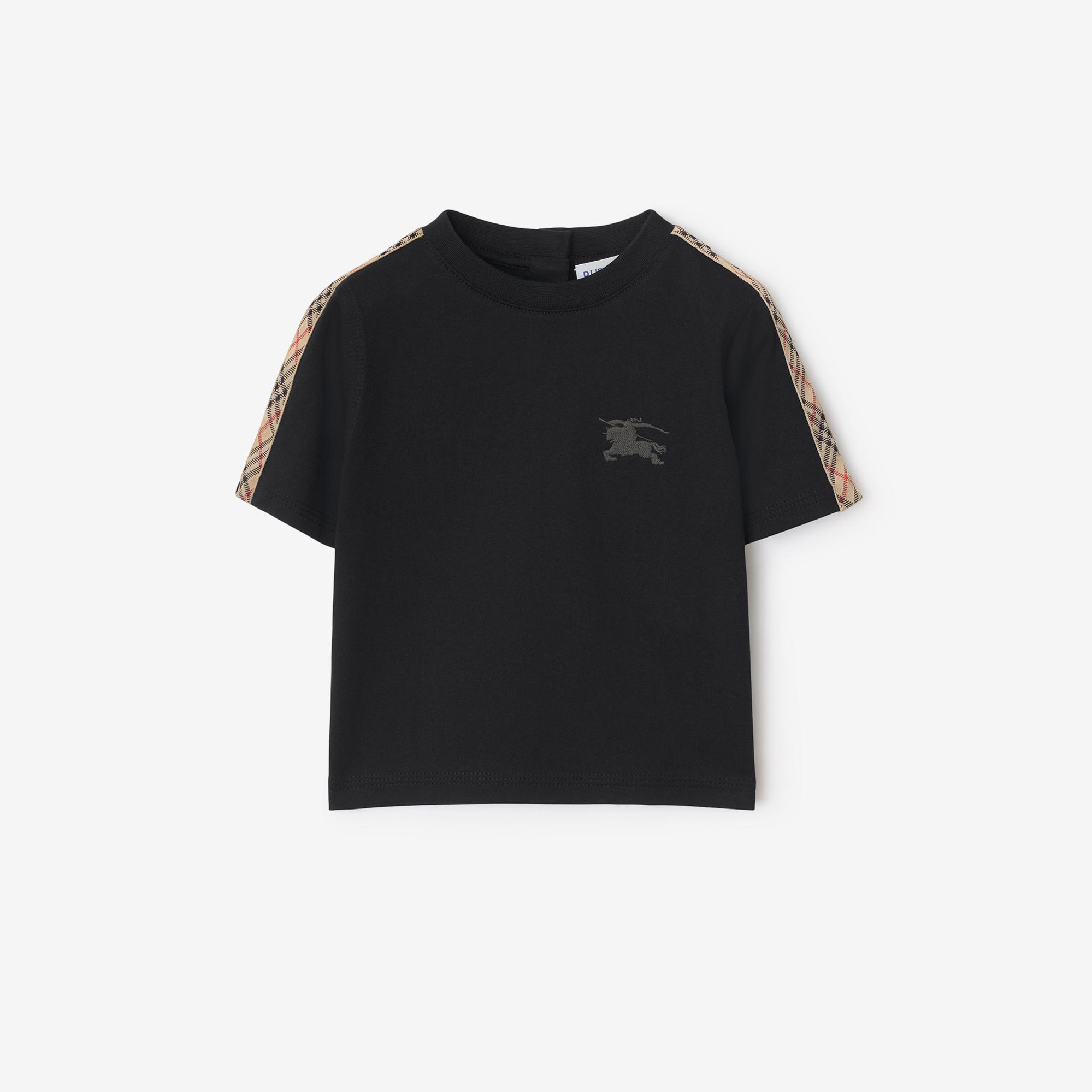 Burberry Çocuk Siyah T-Shirt