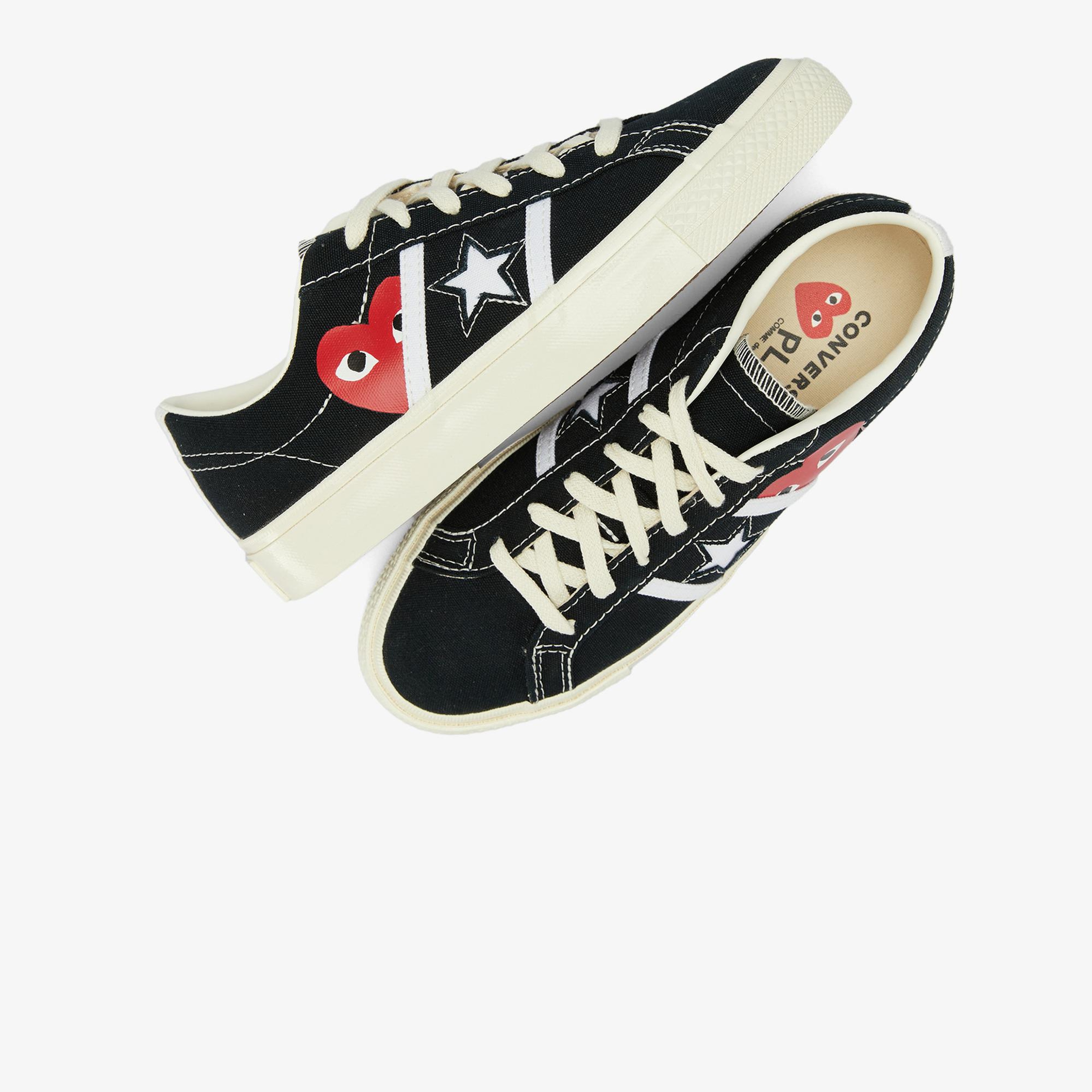 Converse x Comme Des Garçons Play One Star Academy Pro Unisex Siyah Sneaker