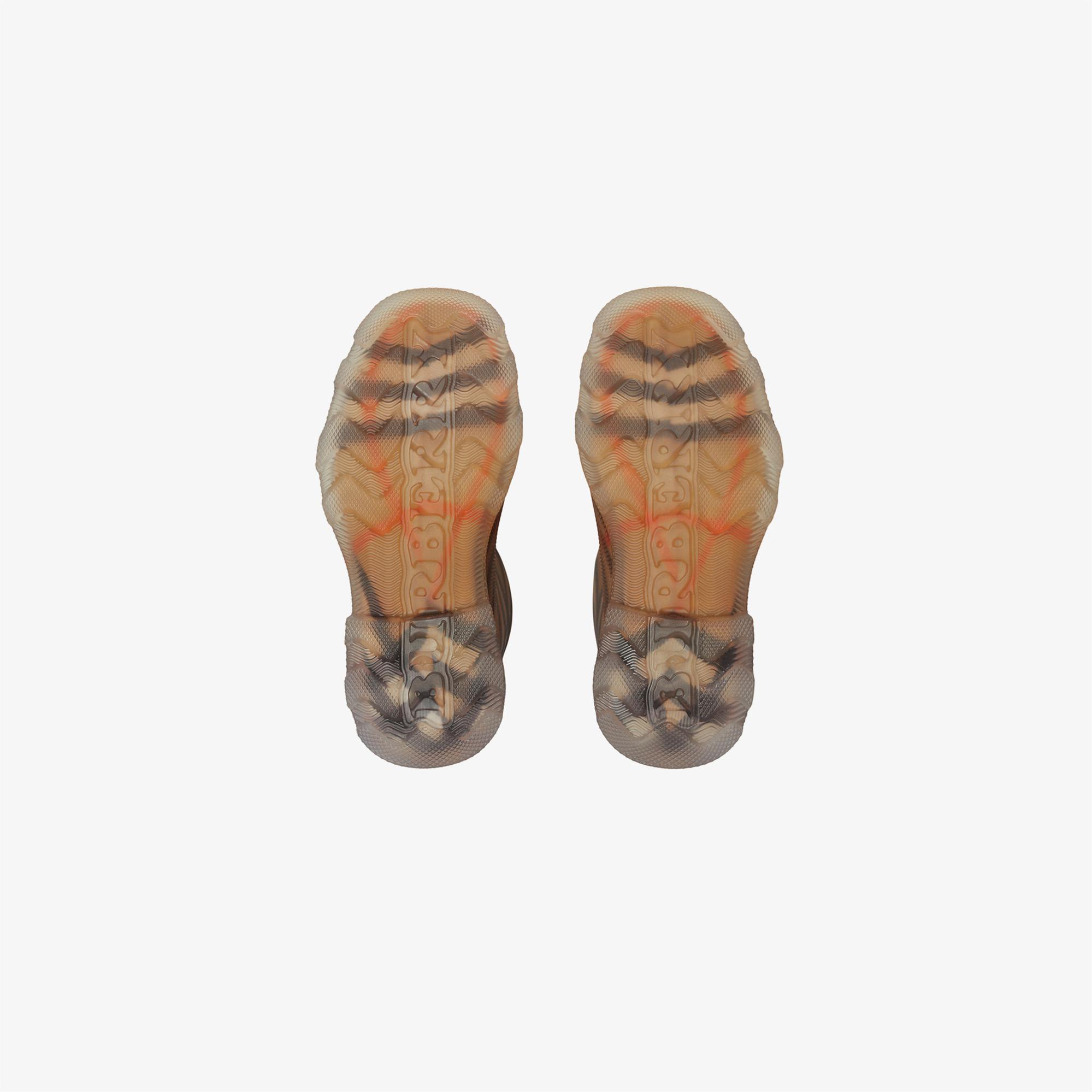 Burberry Check Rubber Marsh High Çocuk Bej Bot