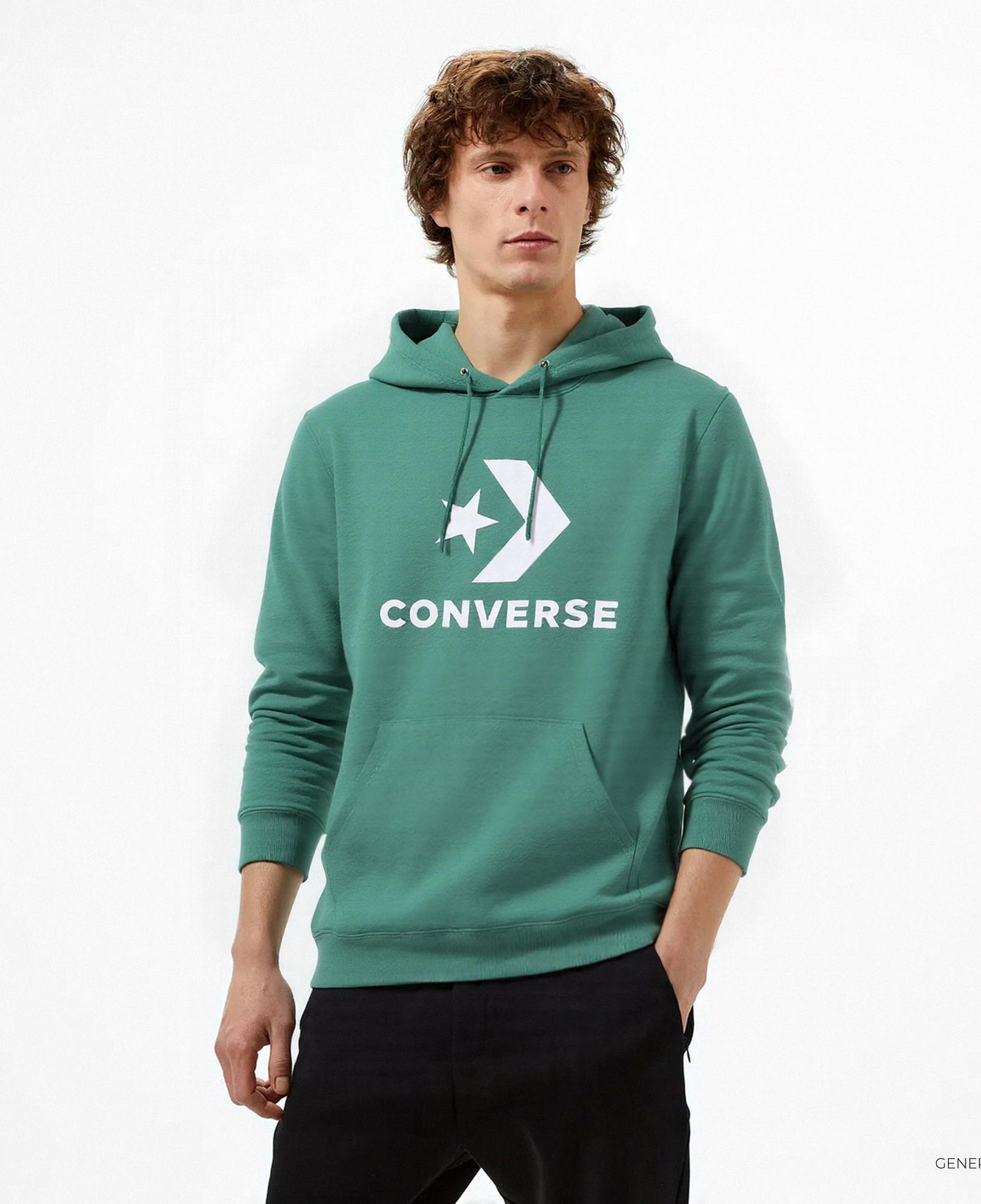 Converse Go To Pullover Unisex Yeşil Hoodie